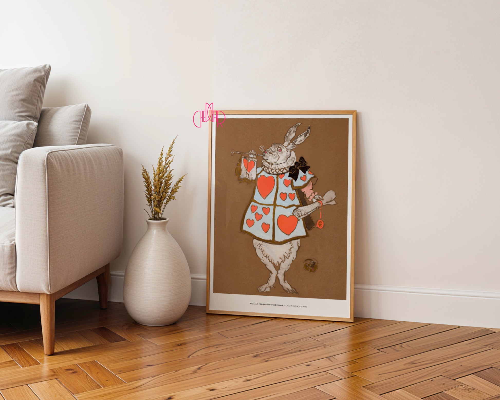 William Penhallow Henderson – The White Rabbit (Alice in Wonderland)