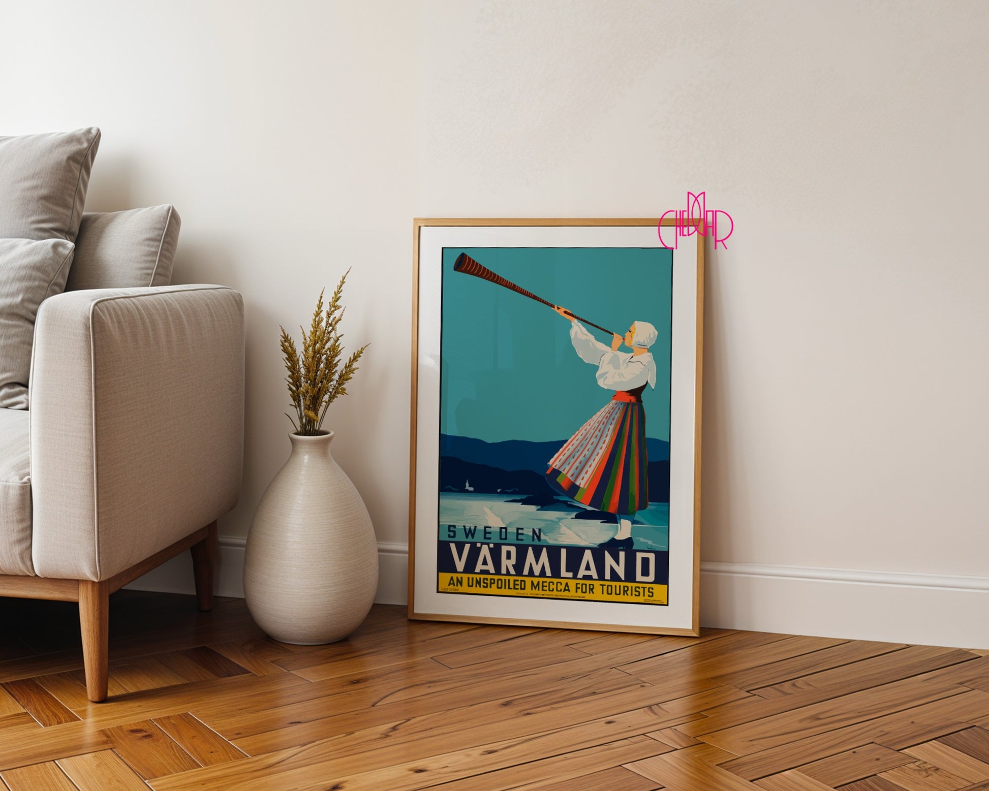 Poster "Sweden – Värmland" – Sweden, Vintage/Retro