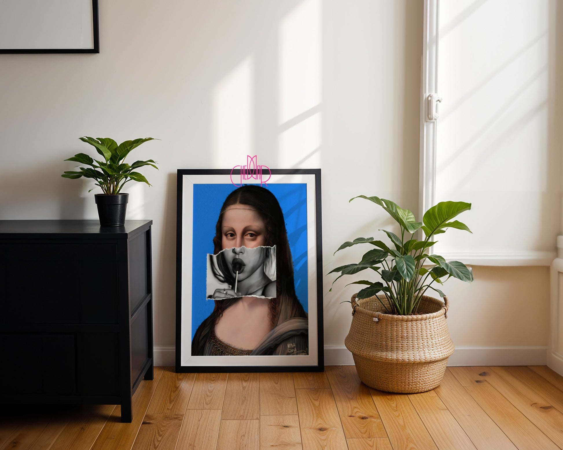 Avant-Garde Poster "Mona Lisa", contemporary art, avant-garde art