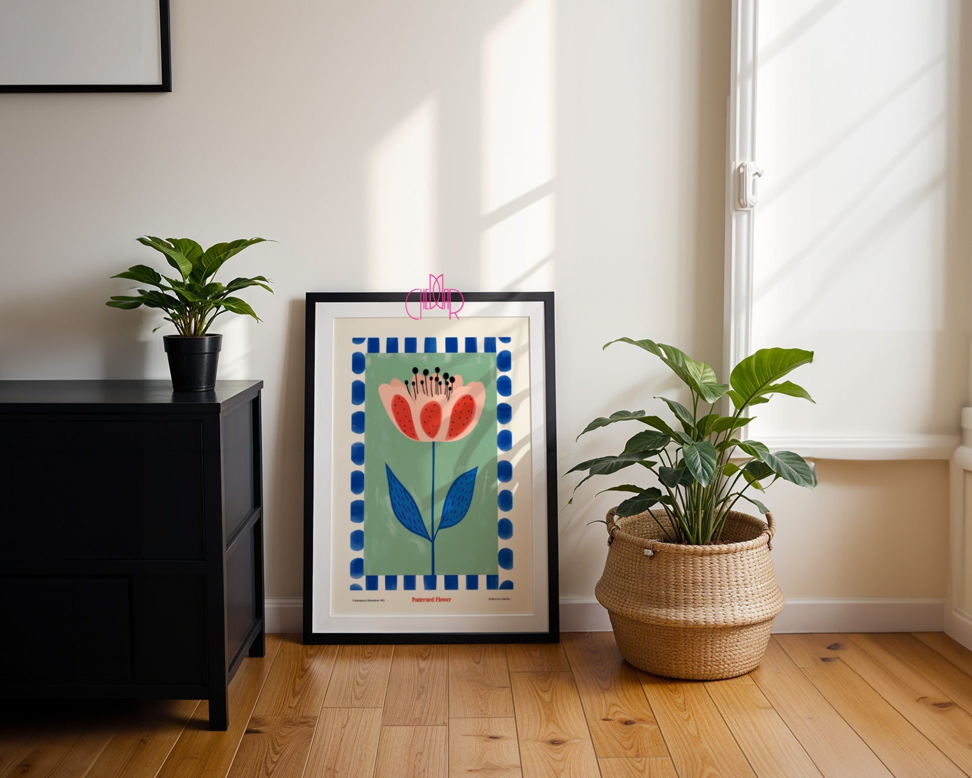 Blooming Flower Poster, Modern Art Collection, contemporary art