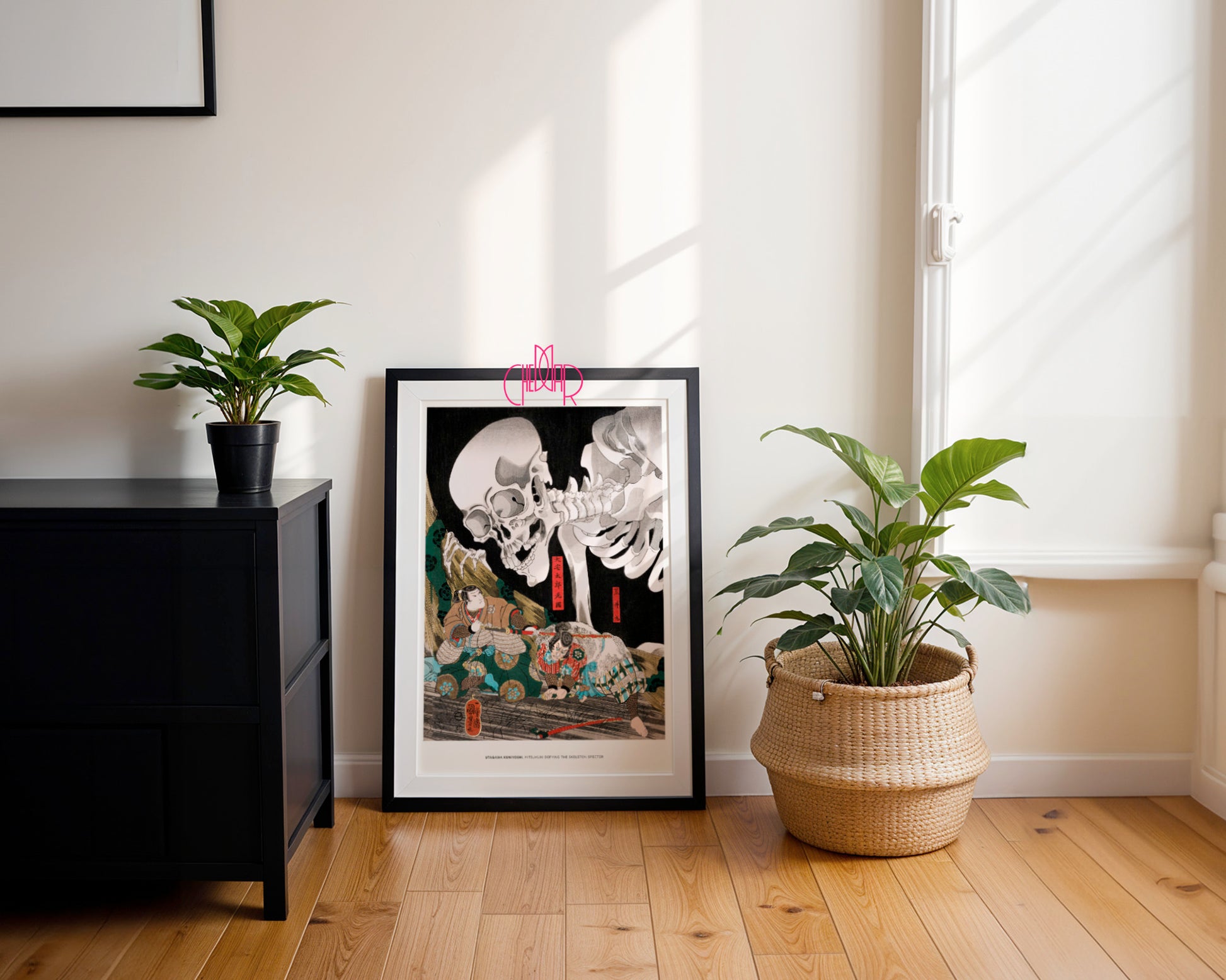 Japanese Ukiyo-e Woodblock Print – Takiyasha and the Skeleton (Utagawa Kuniyoshi)