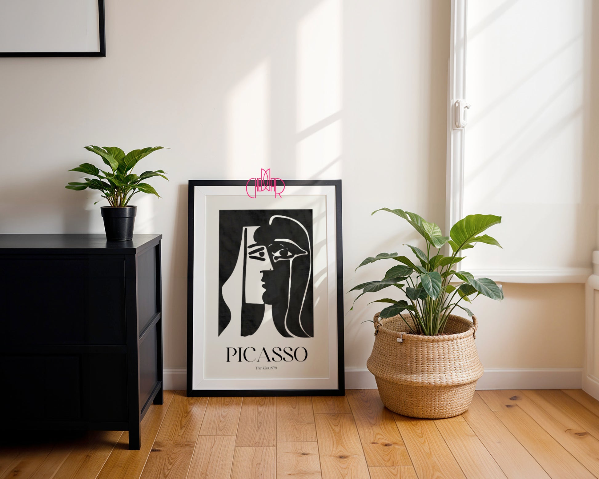 Picasso – The Kiss 1979 | Monochrome Gallery Poster