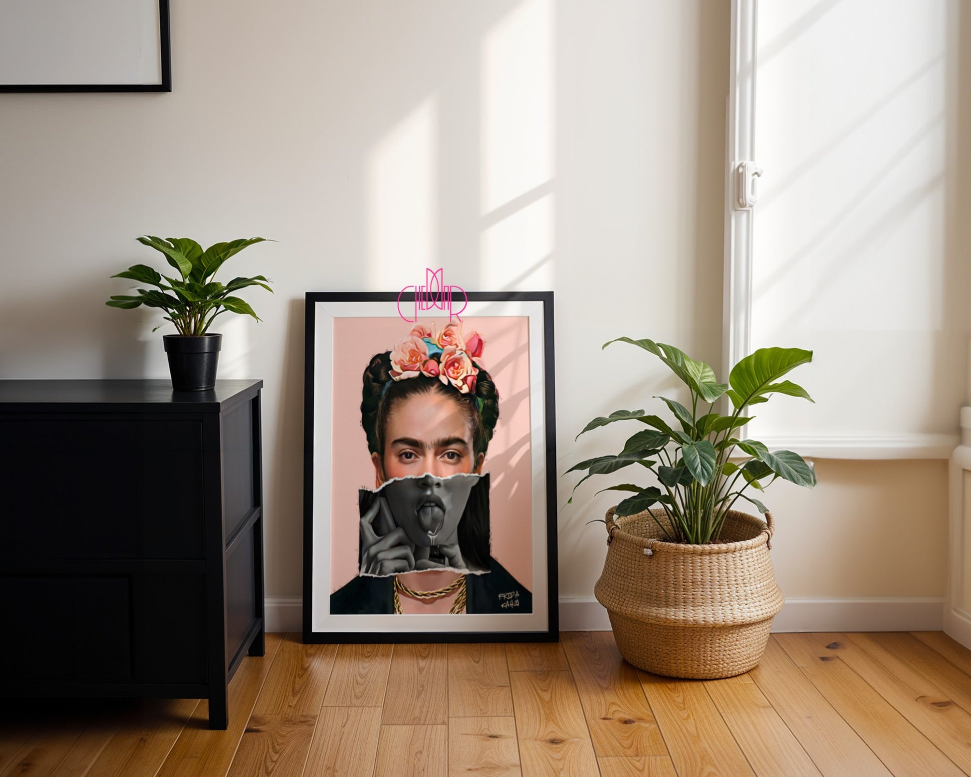 Poster "Frida Kahlo - portrait", avant-garde, contemporary art