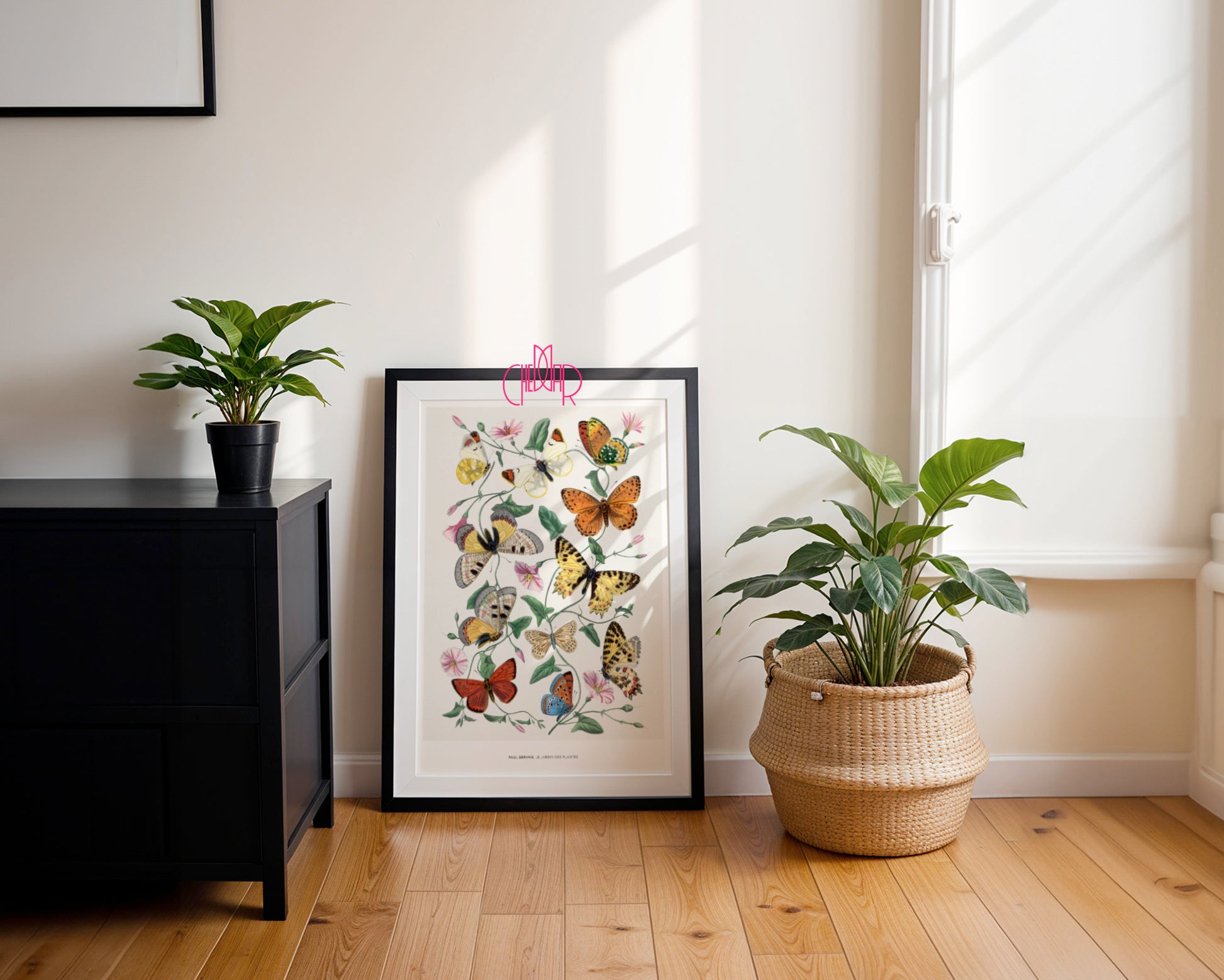 Butterfly Garden Guide - Nature Poster by Paul Gervais
