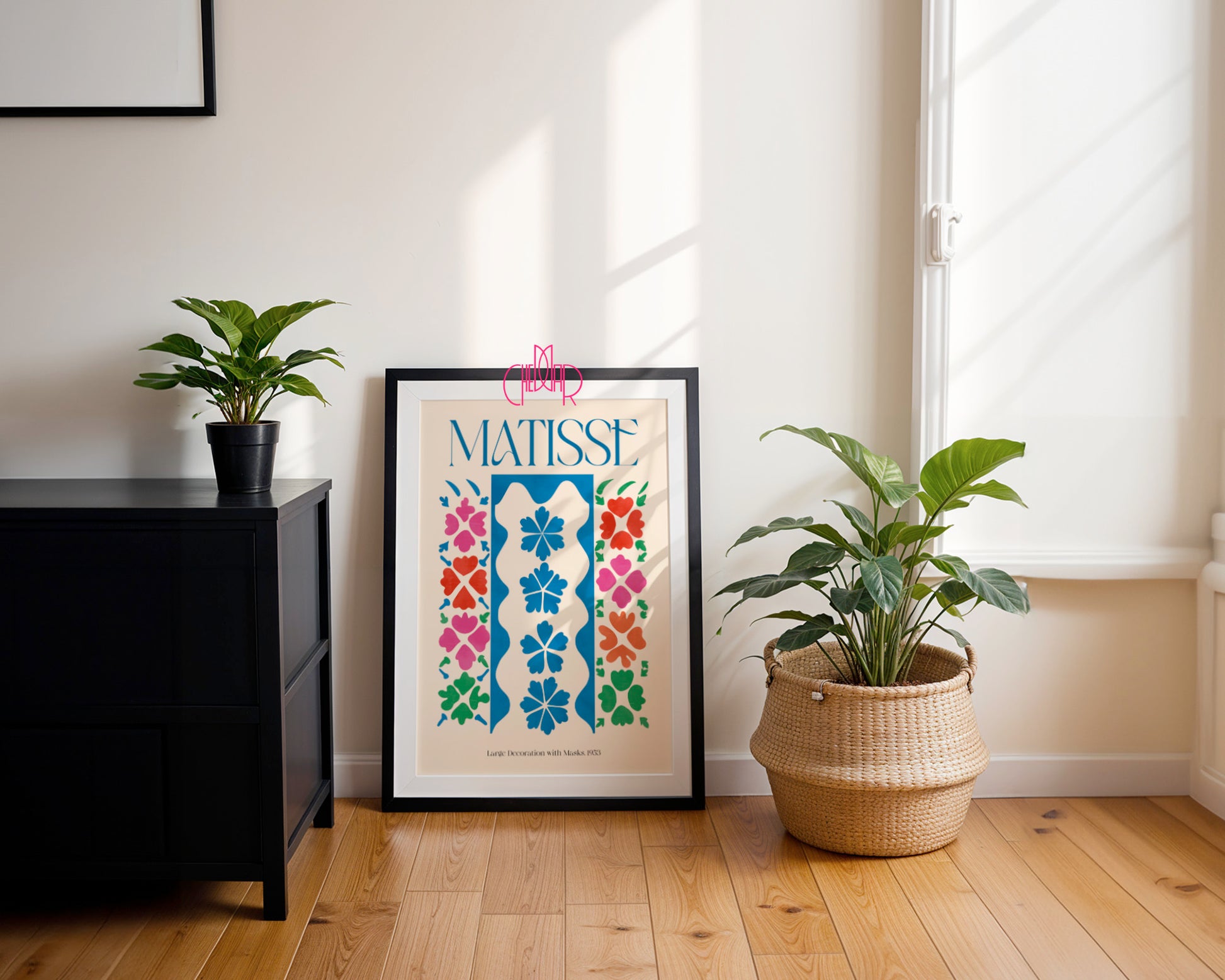 Matisse – Large Decoration with Masks (1953) | Plakat Galeryjny Cut-Out