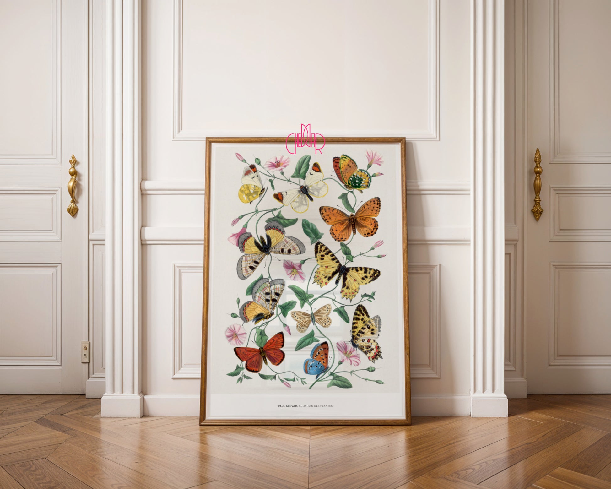 Butterfly Garden Guide - Nature Poster by Paul Gervais