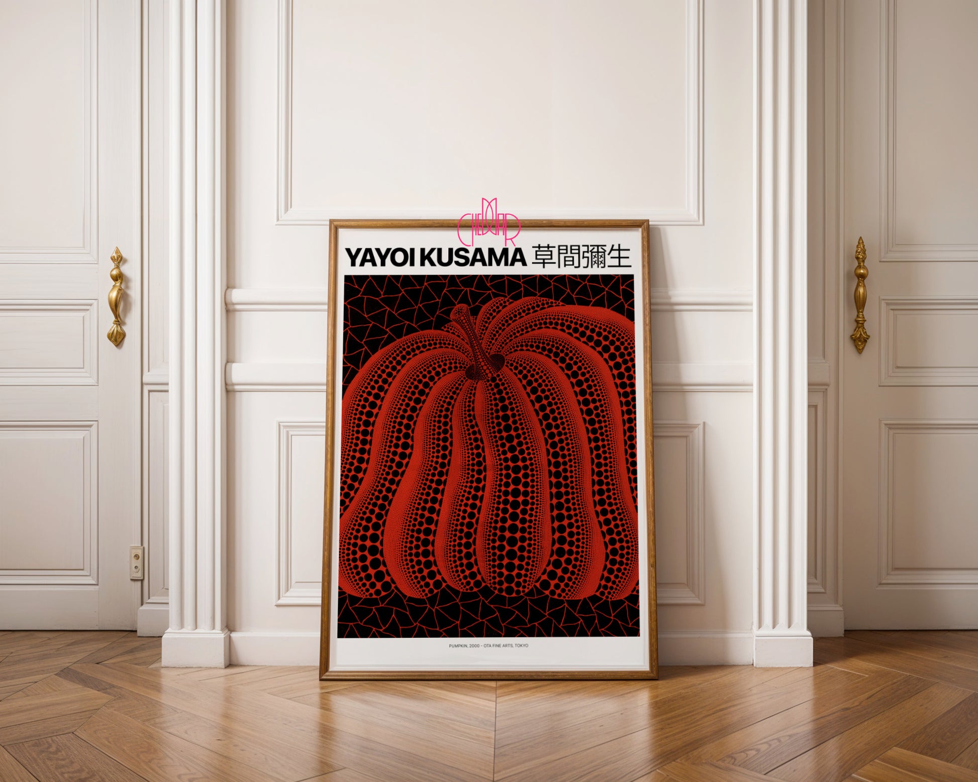 Yayoi Kusama – Pumpkin (2000): Dark Elegance and Infinity
