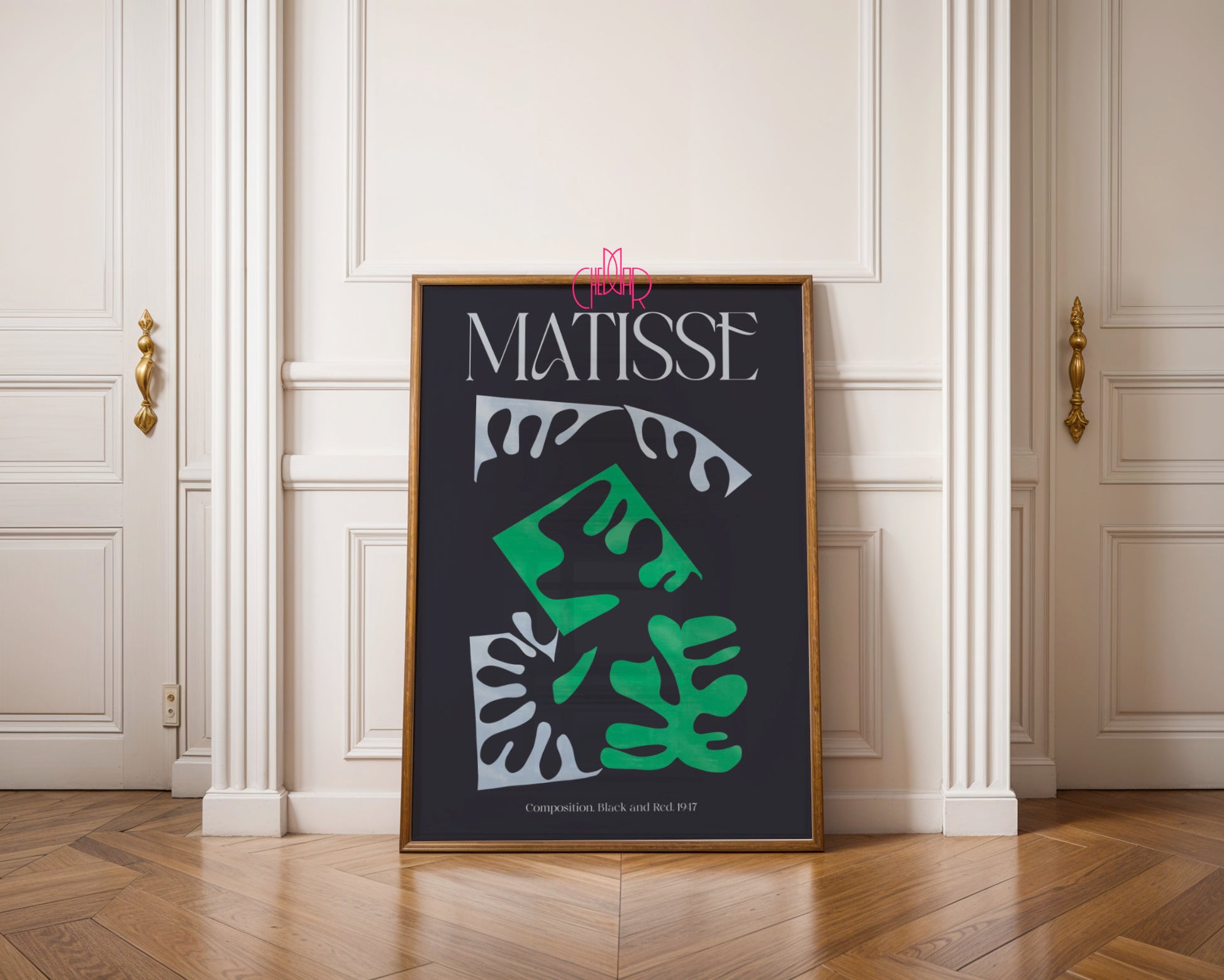 Matisse – Composition, Black and Red (1947) | Plakat Galeryjny Noir