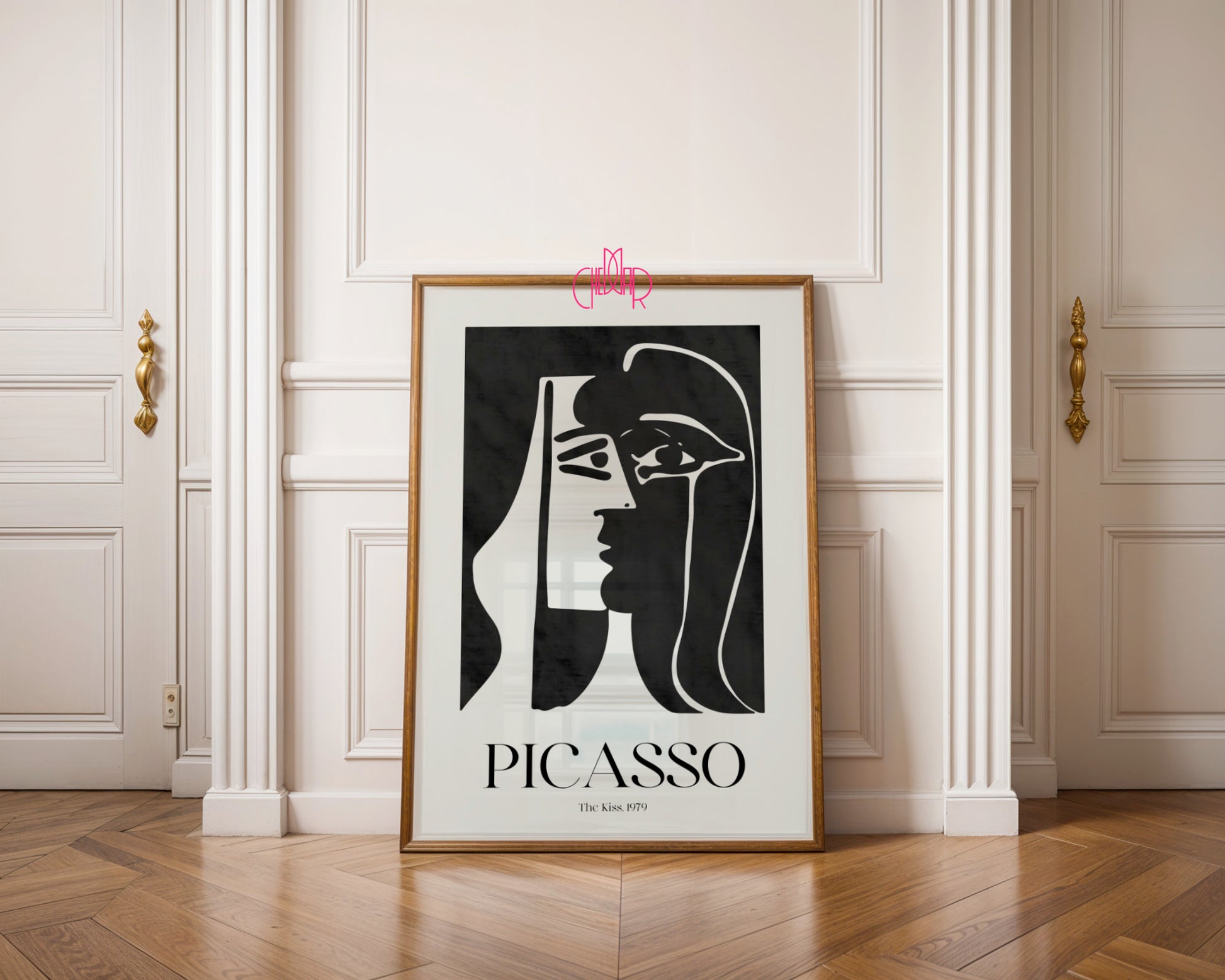 Picasso – The Kiss 1979 | Monochrome Gallery Poster