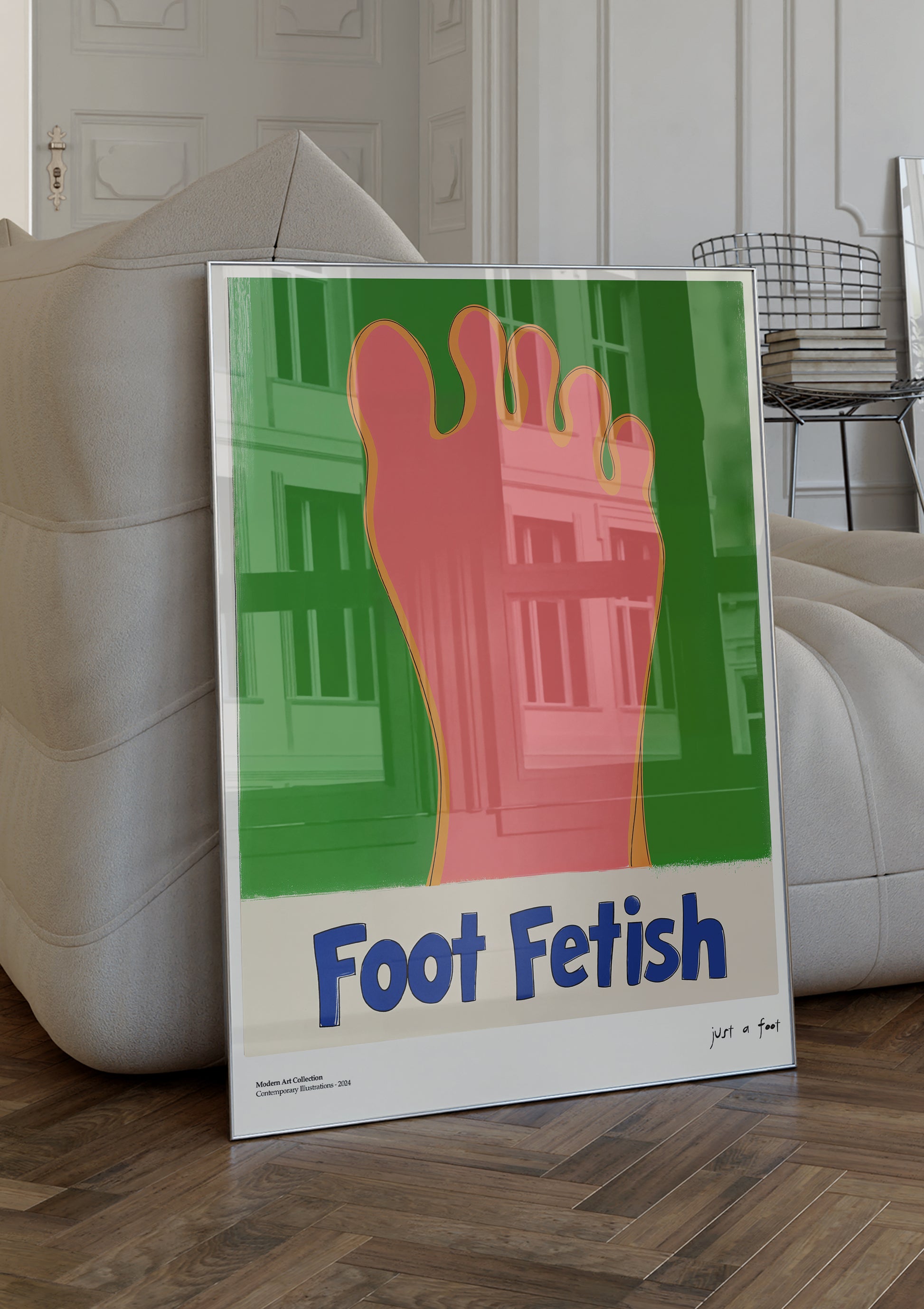 "Foot Fetish" Poster – A Bold Accent for Curio Collectors!
