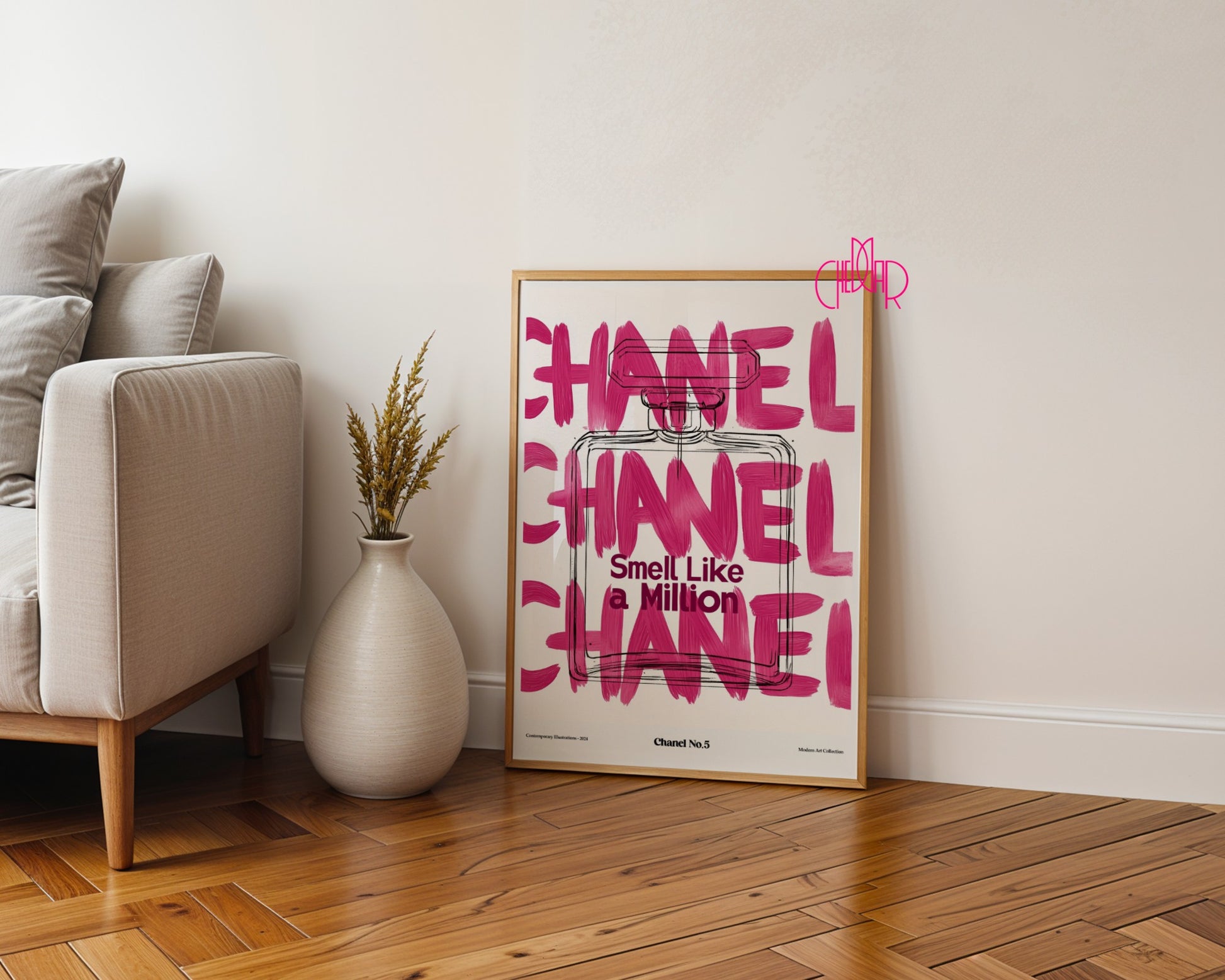 Poster no. 5, Chanel, Small like a Million, humorous