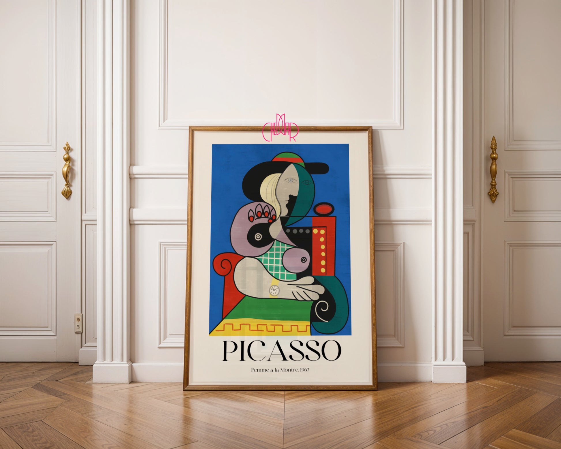Picasso – Femme à la Montre (Woman with a Watch) 1967 | Surrealist Gallery Poster