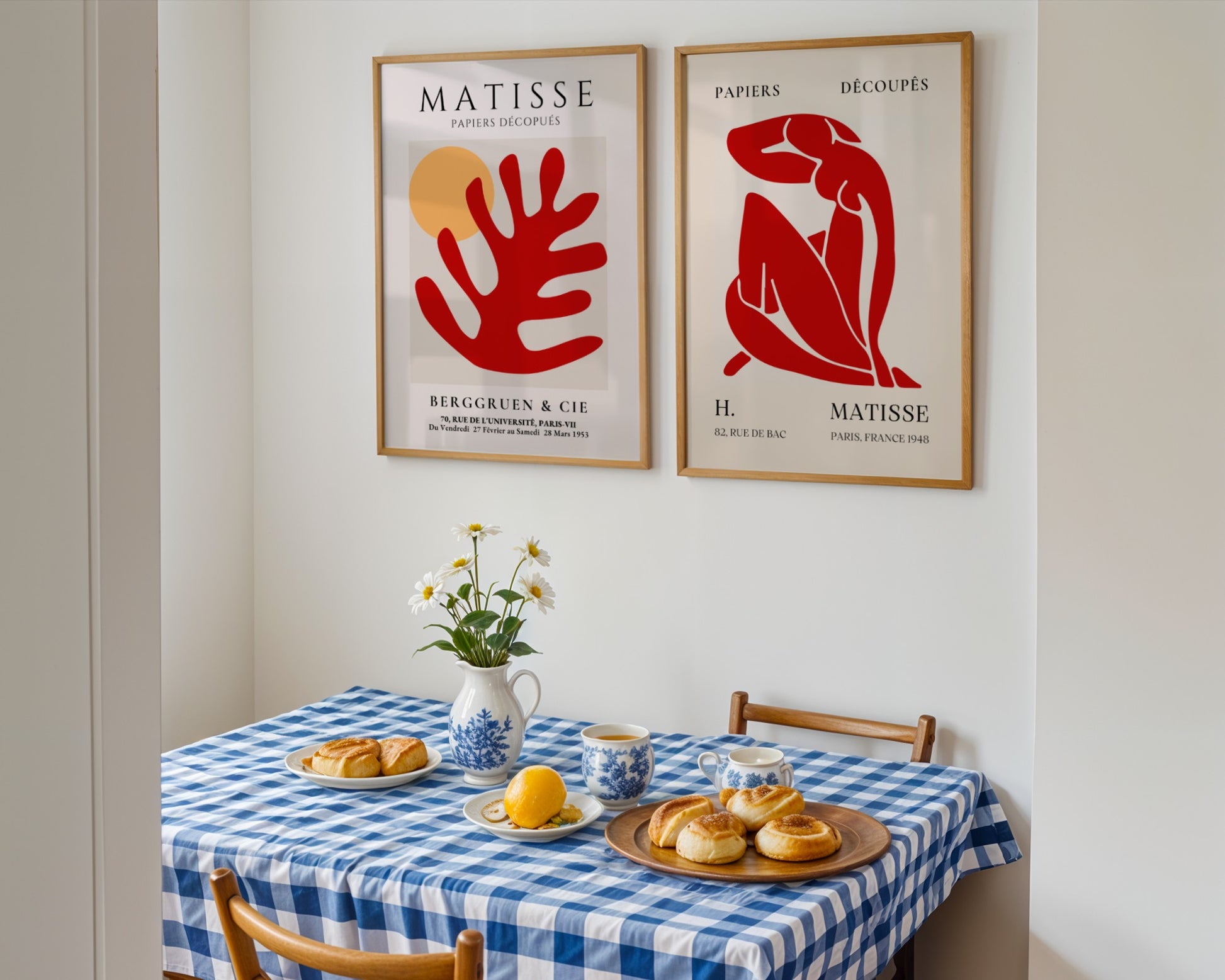 Henri Matisse Paper Clippings poster set, Paris, France