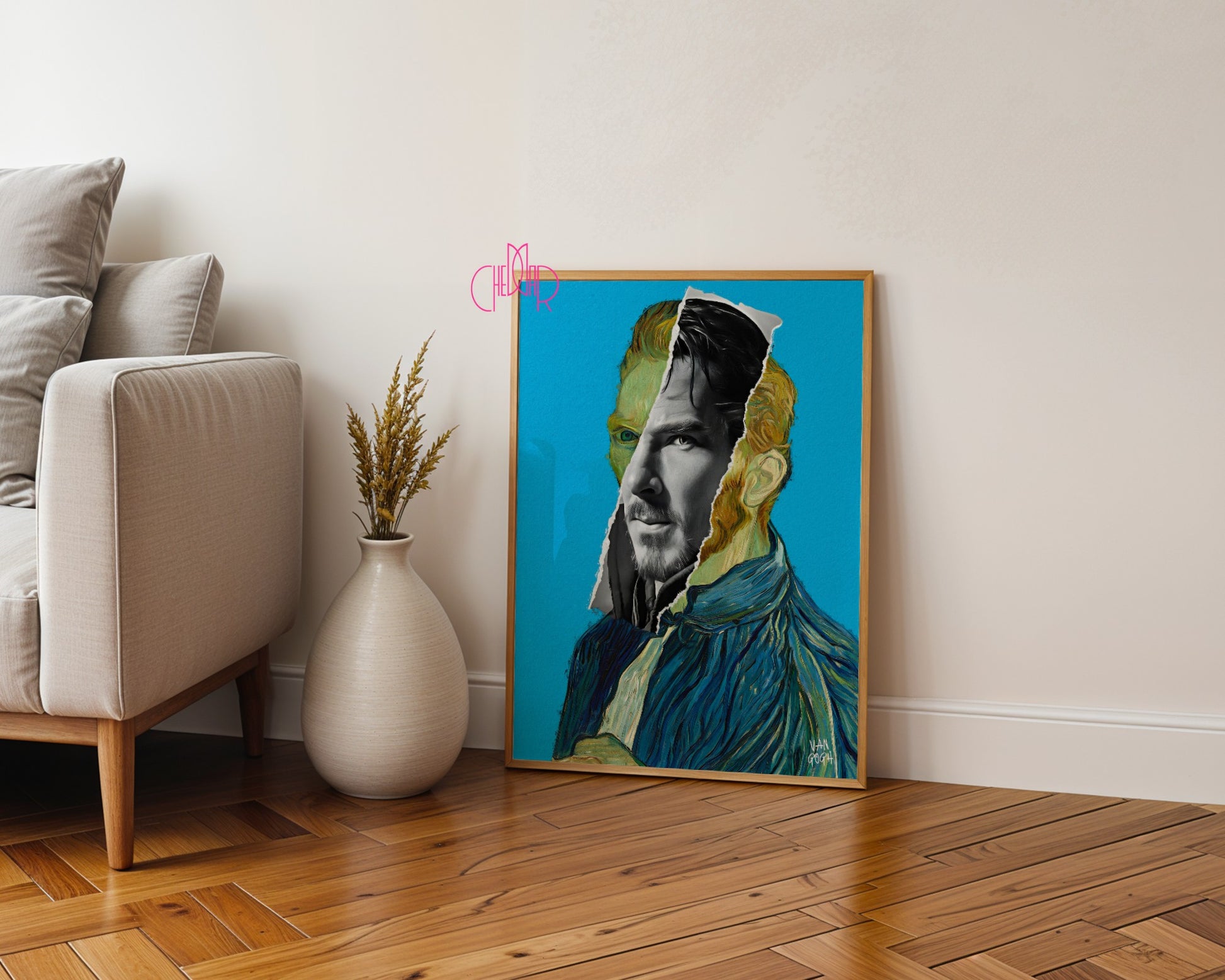 Poster "Self-portrait of Vincent van Gogh" contemporary, avant-garde art 