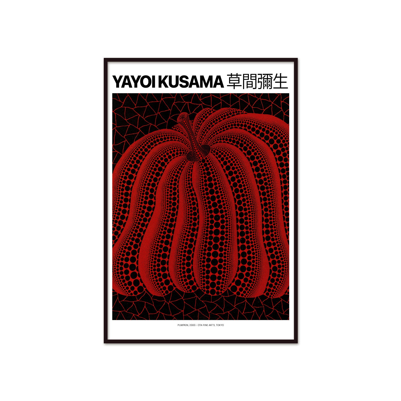 Yayoi Kusama – Pumpkin (2000): Dark Elegance and Infinity
