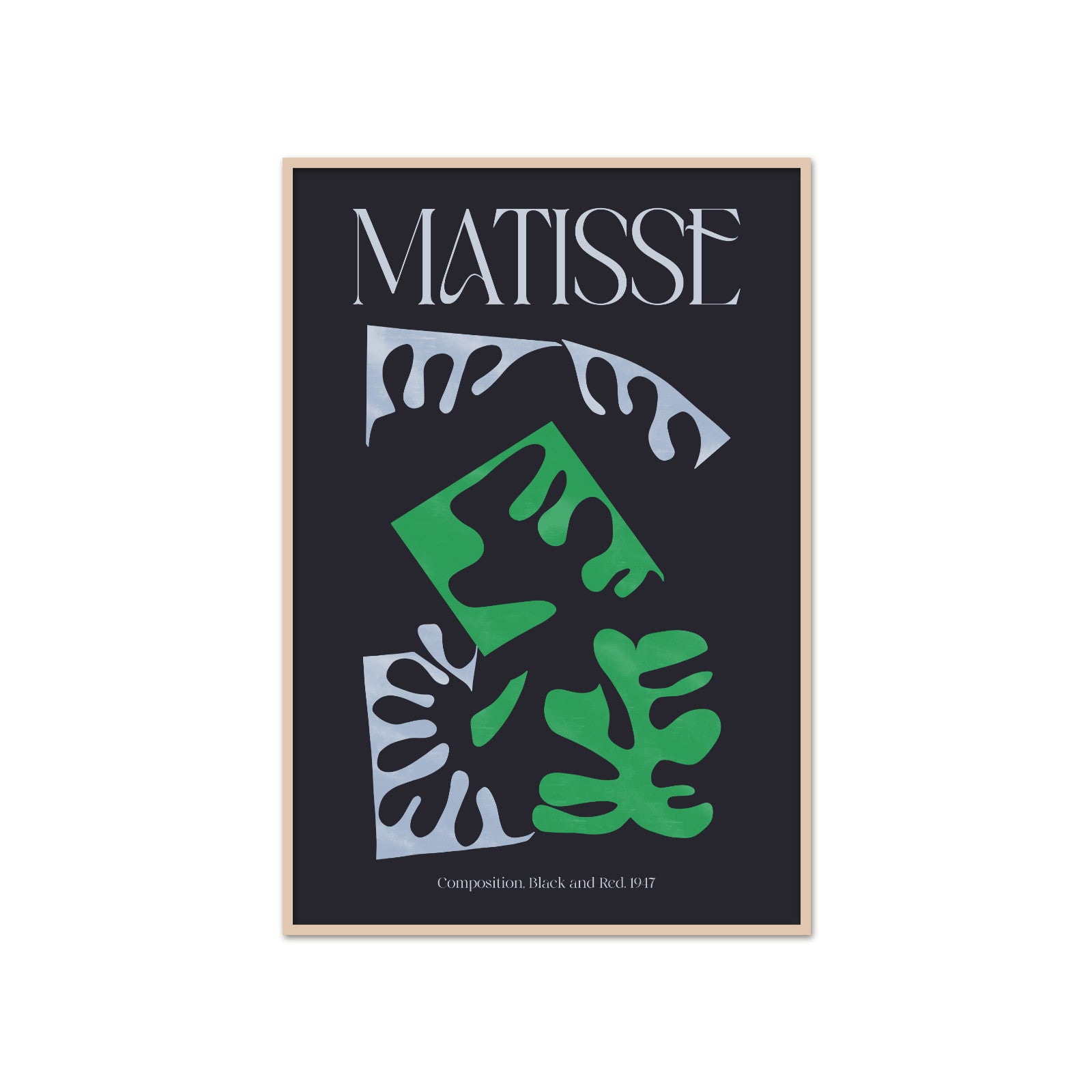 Matisse – Composition, Black and Red (1947) | Plakat Galeryjny Noir