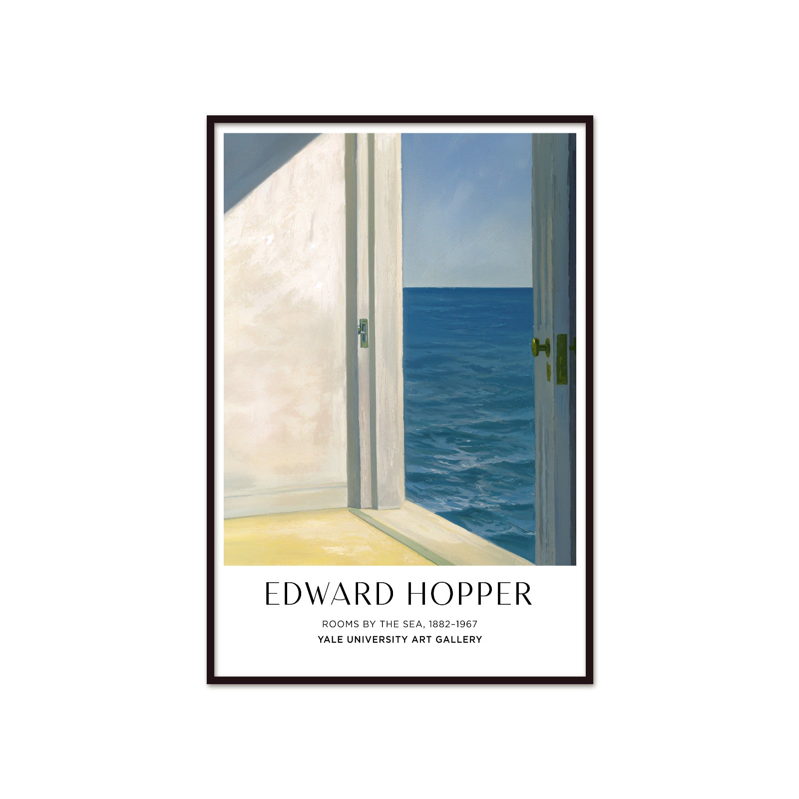Edward Hopper – Rooms by the Sea (1951): Metaphysical Serenity and the Blue Ocean