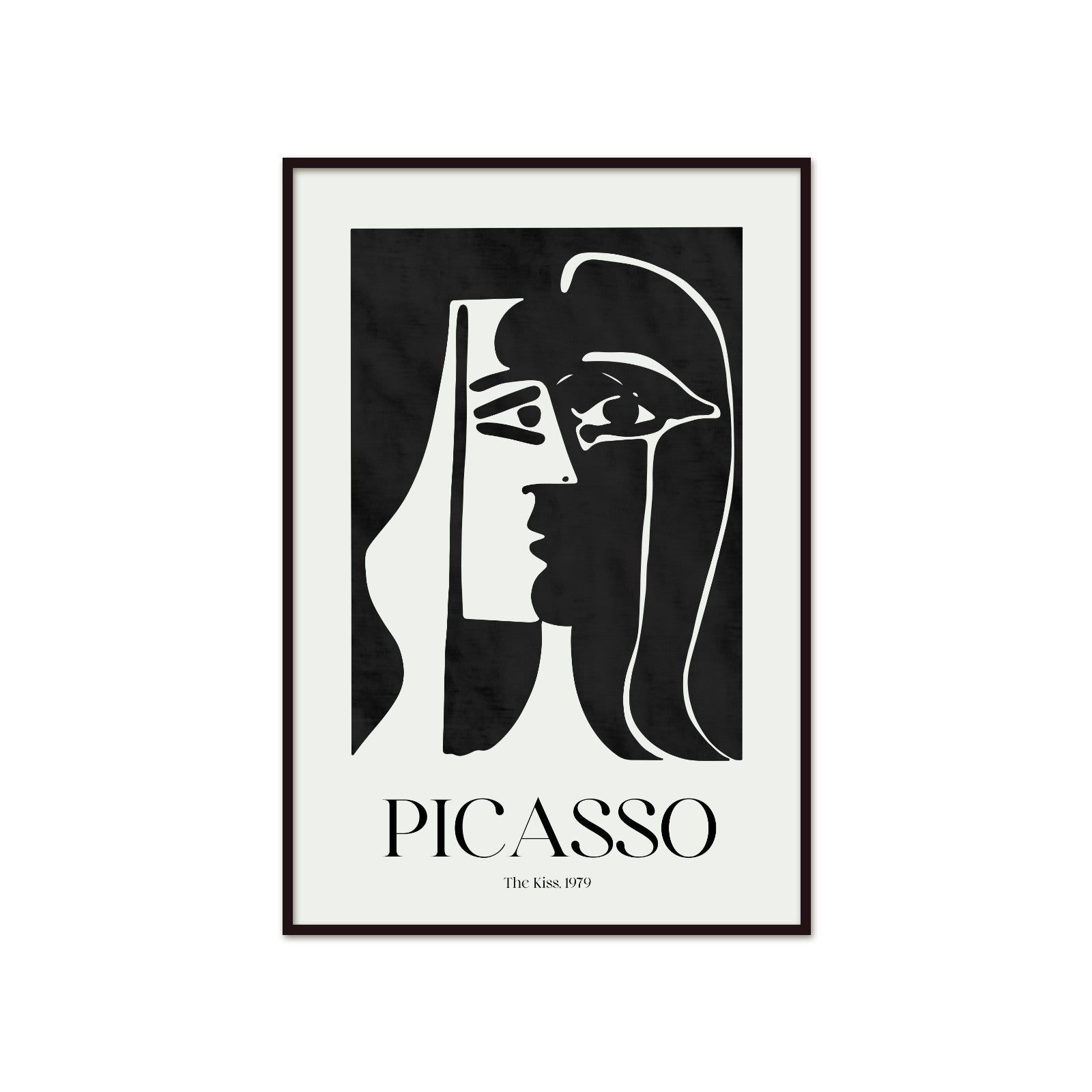 Picasso – The Kiss 1979 | Monochrome Gallery Poster