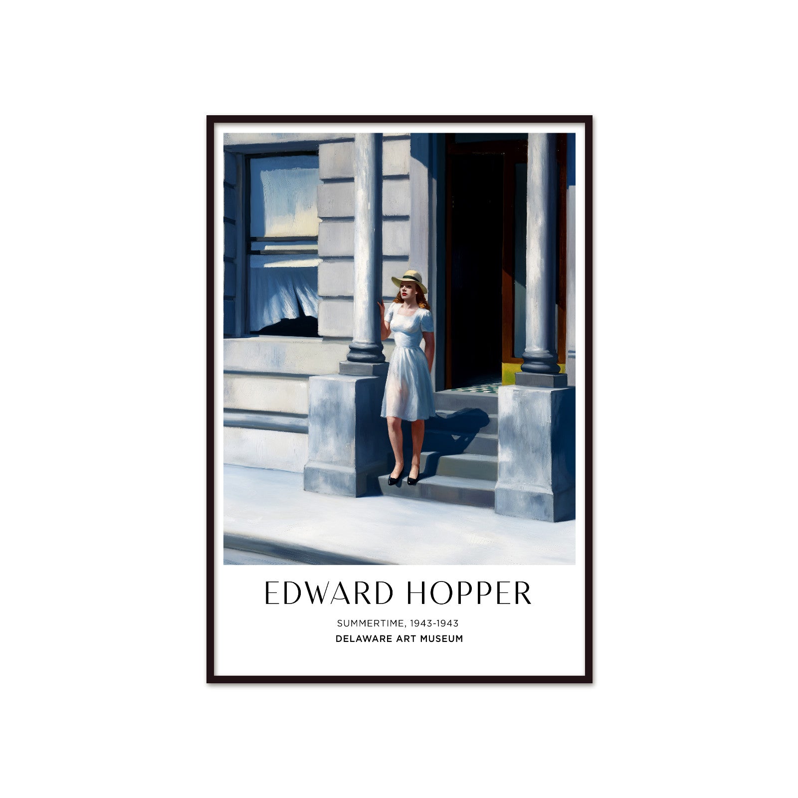 Edward Hopper – Summertime (1943): Urban Glamour and Summer Anticipation