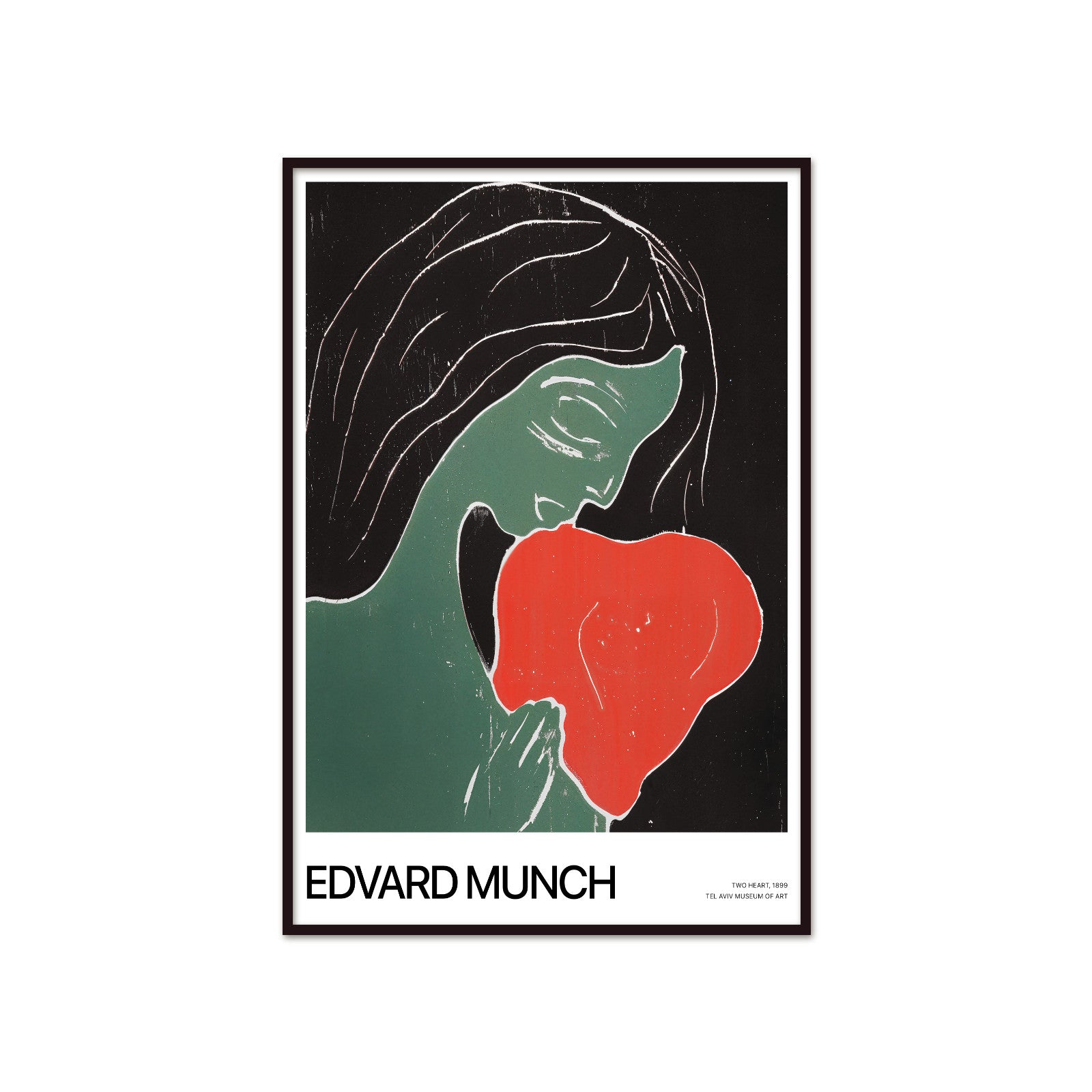 Edvard Munch – Two Human Beings (1899): Symbolism and Melancholy of the Line