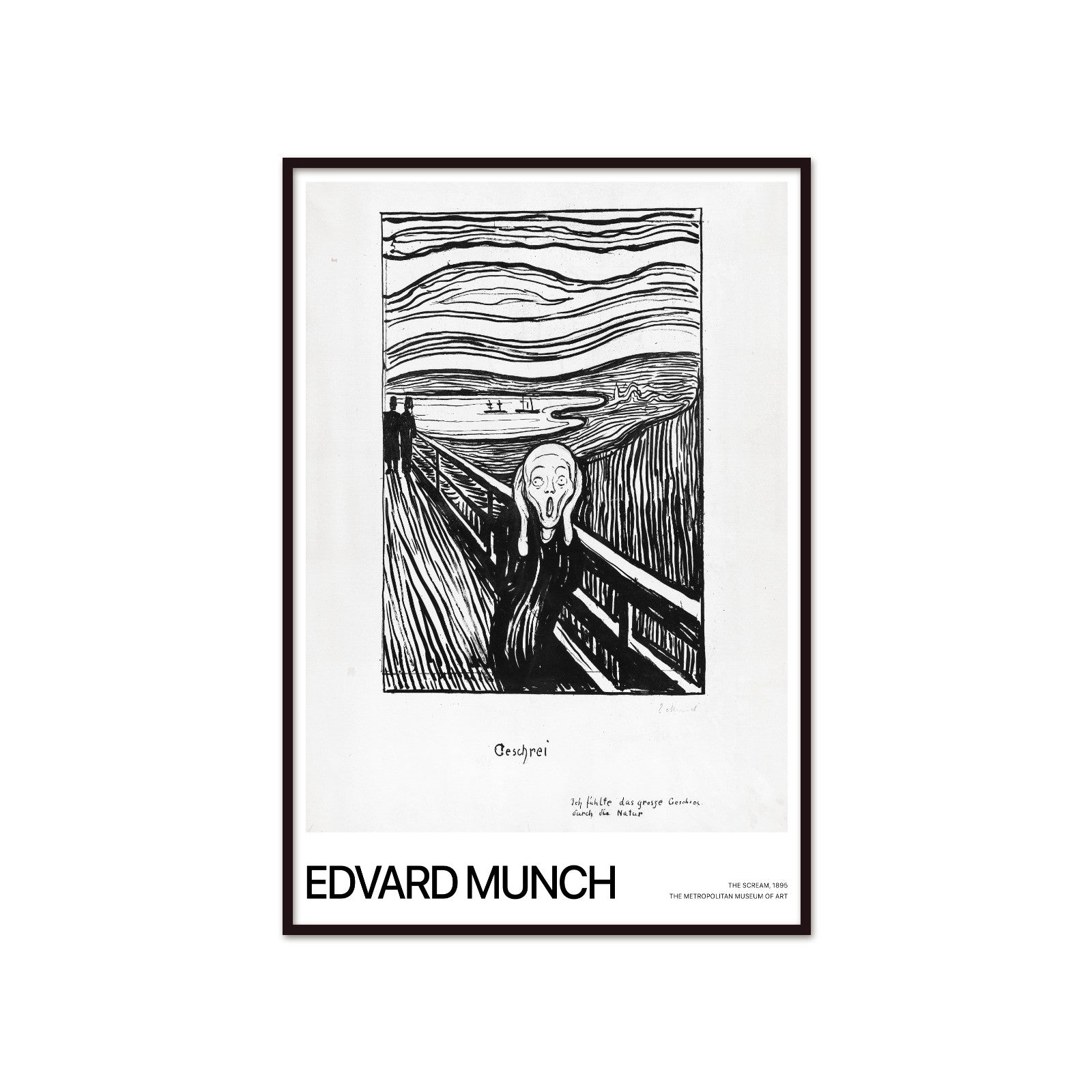 Edvard Munch – The Scream (1895): Icon of Expressionism and Voice of the Soul