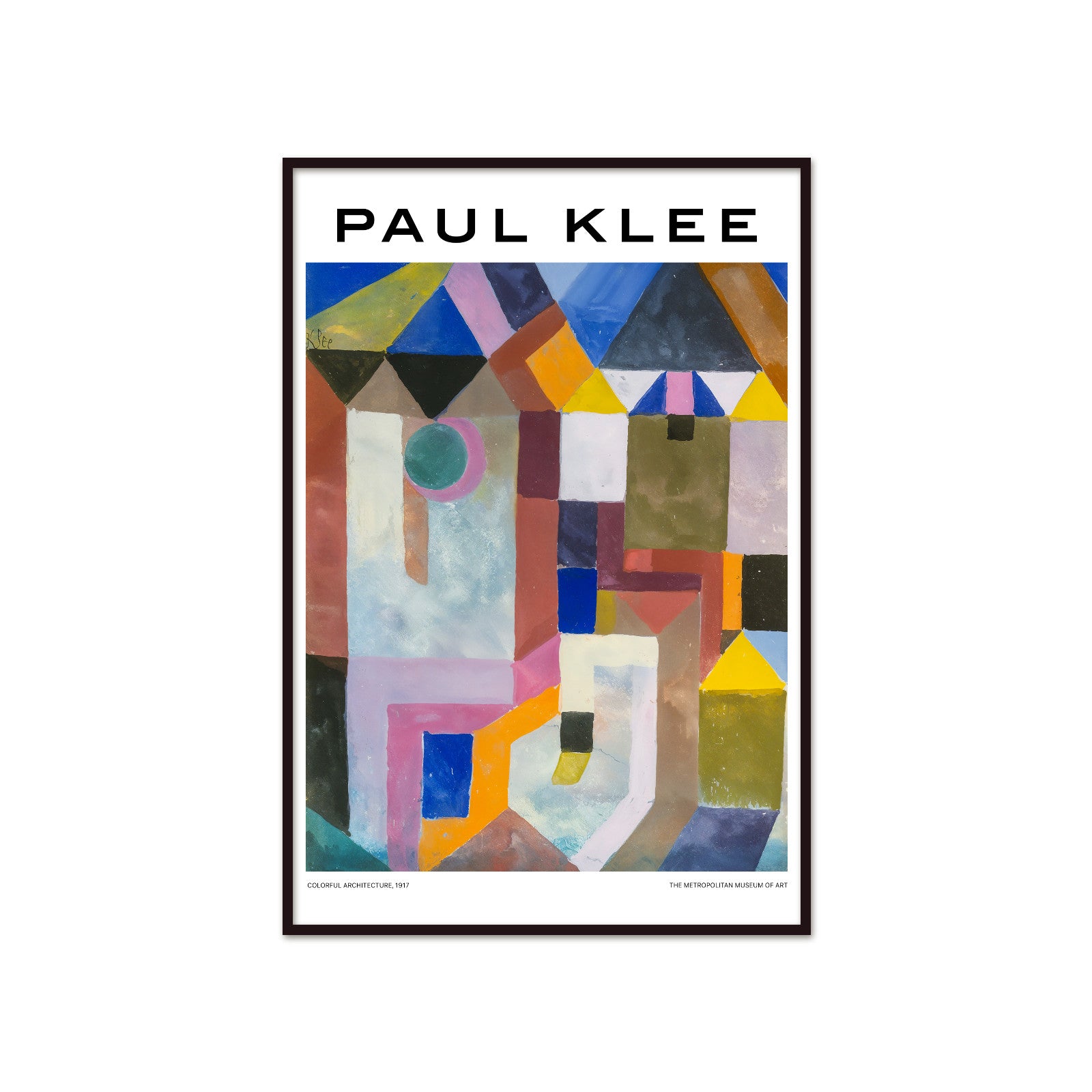 Paul Klee – Colorful Architecture (1917): Geometric Symphony