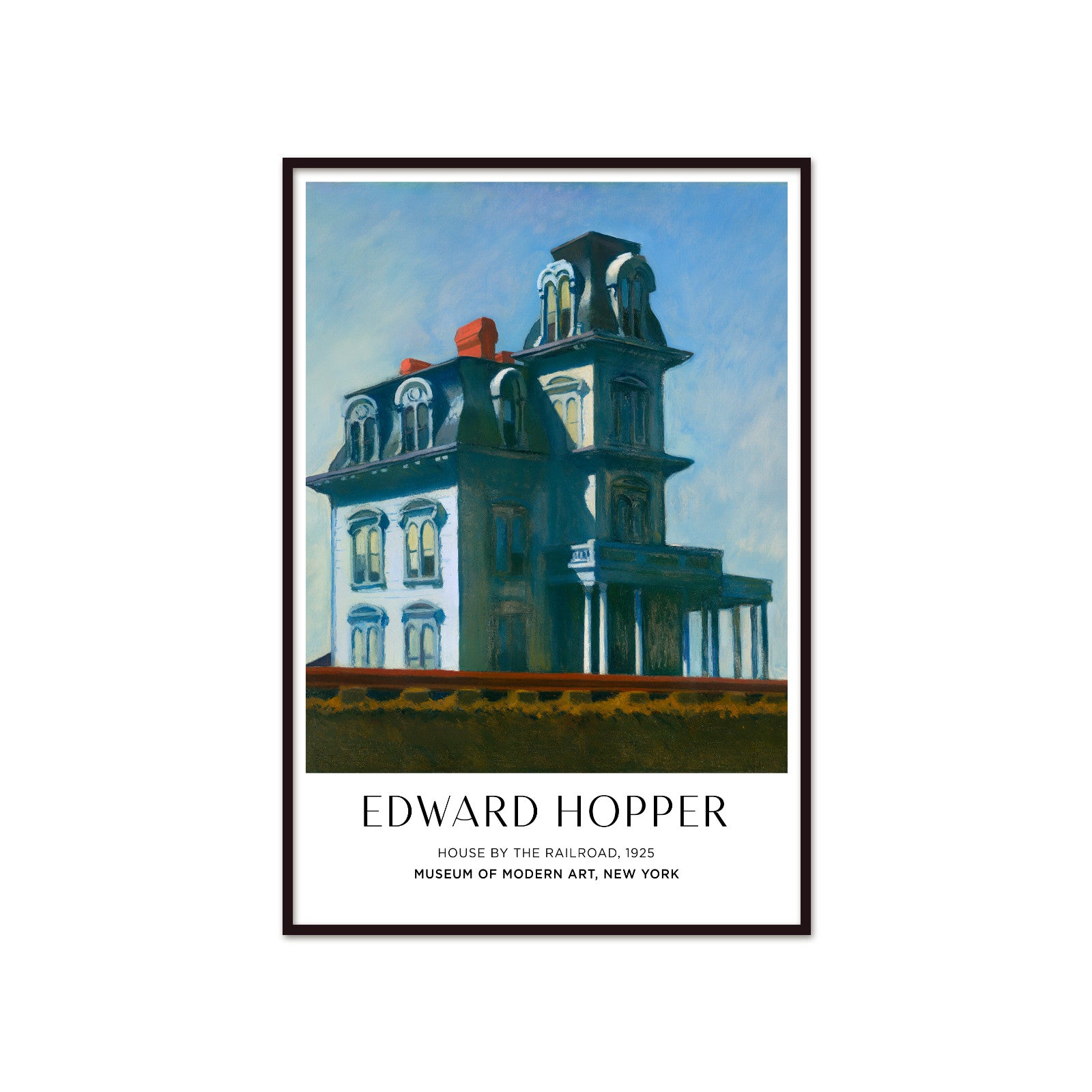Edward Hopper – House by the Railroad (1925): Solitude and the Architectural Soul