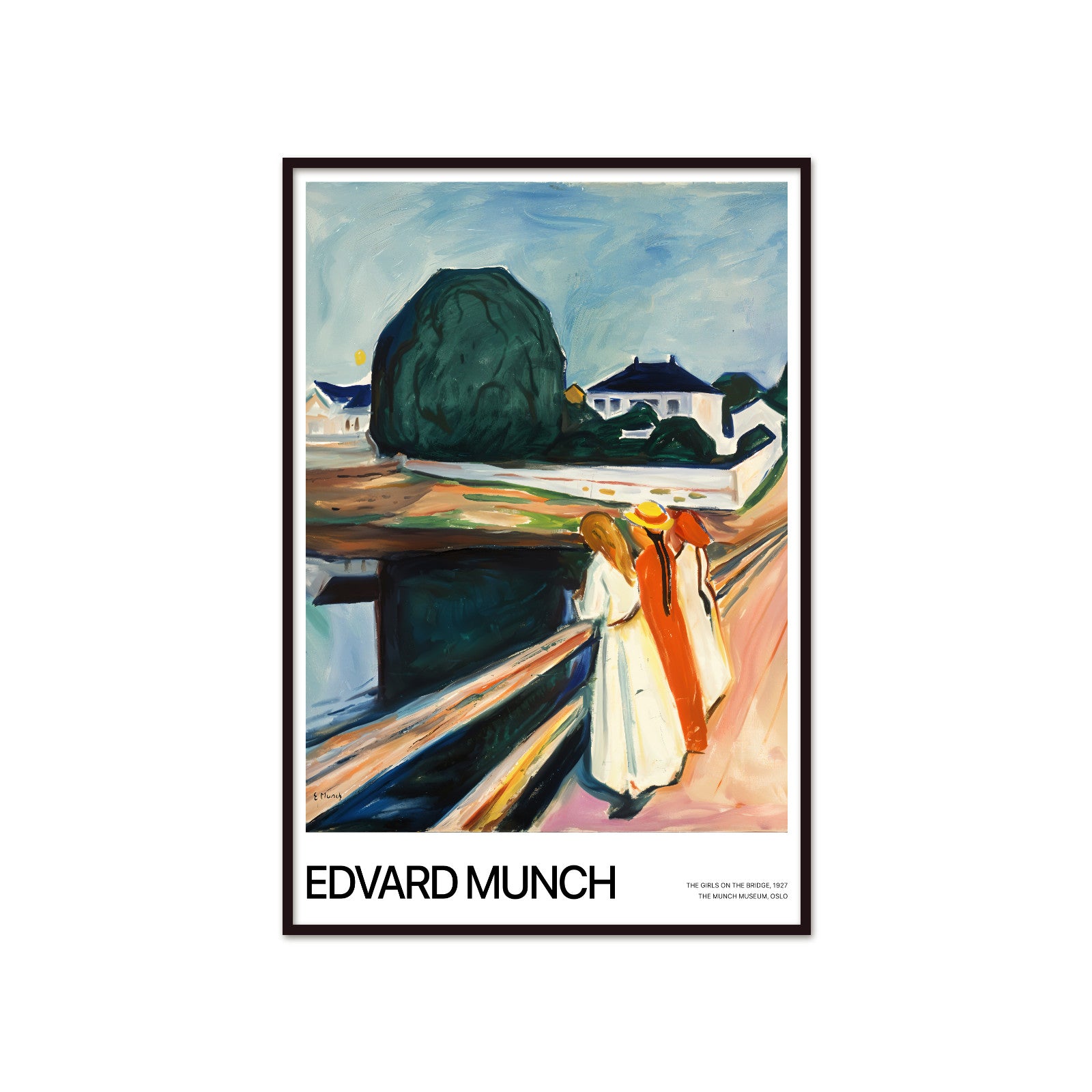 Edvard Munch – The Girls on the Bridge (1927): Harmony of Color and Expression