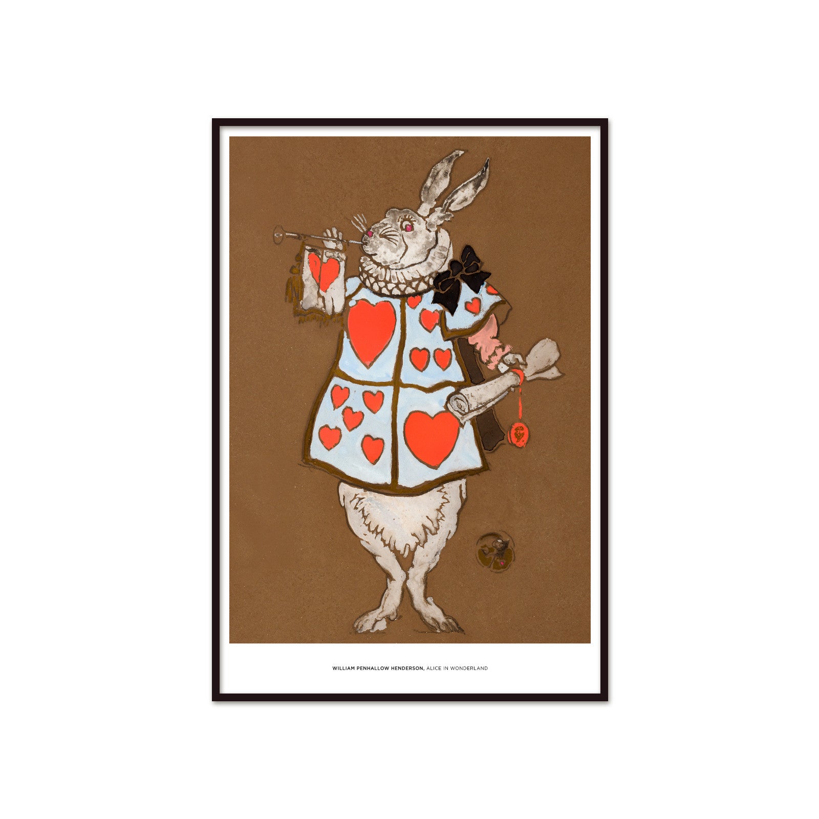 William Penhallow Henderson – The White Rabbit (Alice in Wonderland)