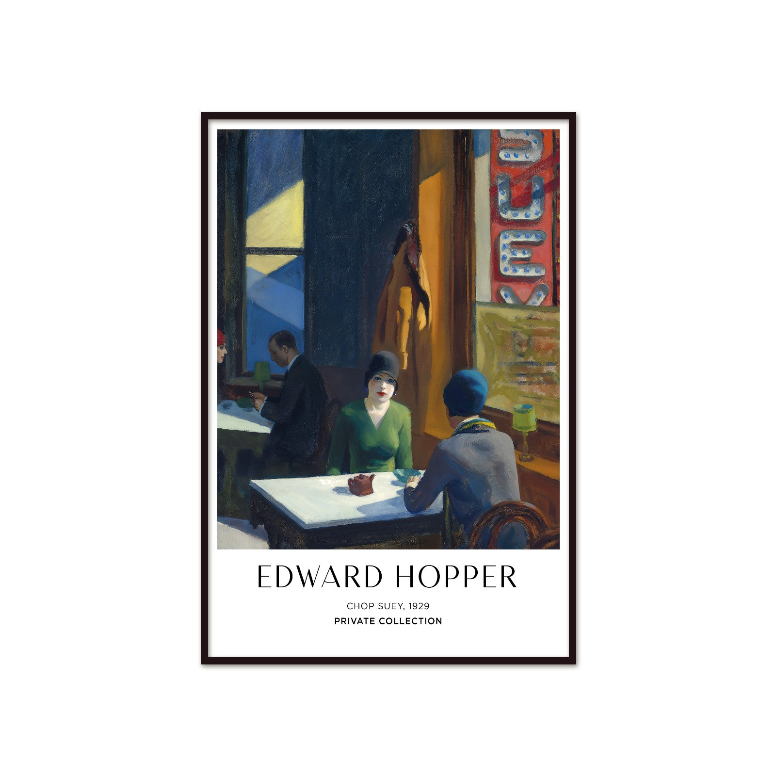 Edward Hopper – Chop Suey (1929): Colors of New York and Urban Intimacy