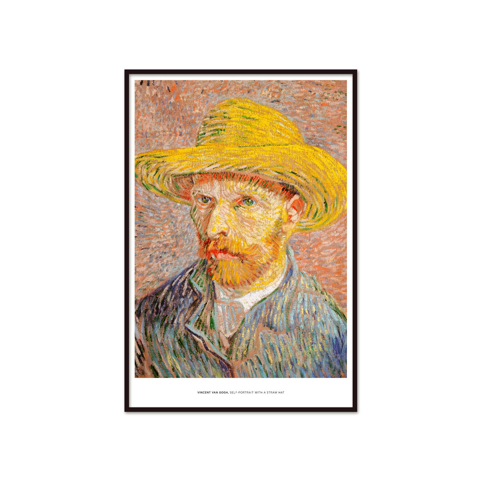 Emotion and Color – Self-Portrait with a Straw Hat (Vincent van Gogh, 1887)