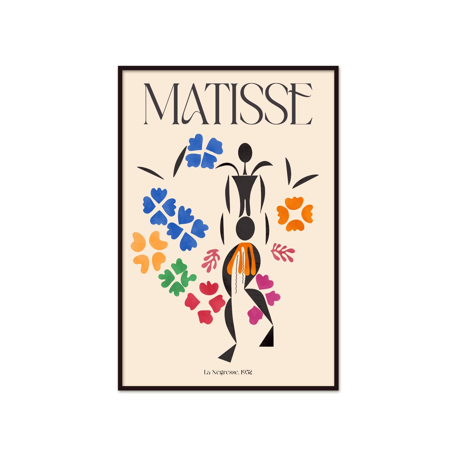Tańczące Formy: Floral Silhouette – Matisse, La Négresse Composition