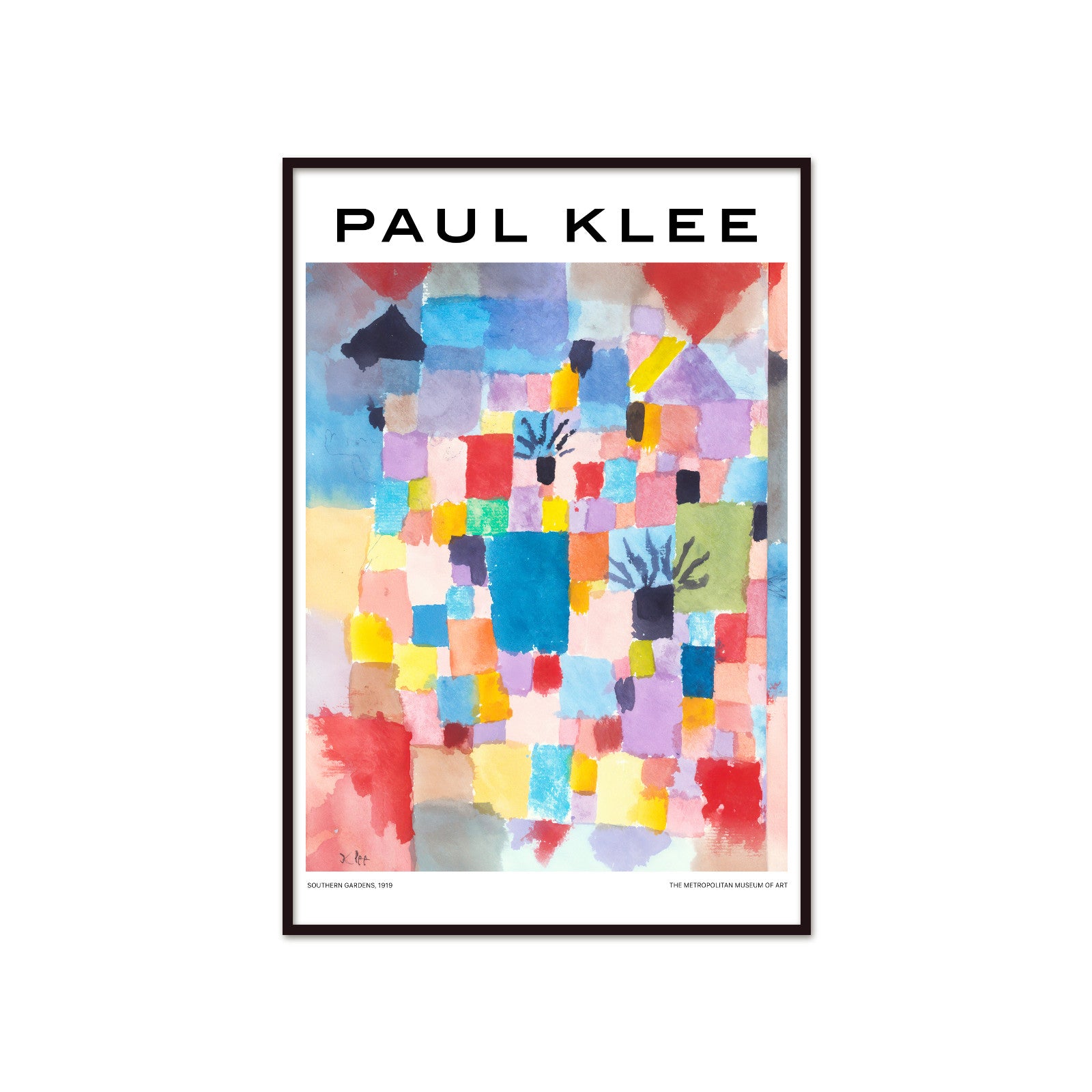 Paul Klee – Southern Gardens (1919): Abstract Mosaic of Light