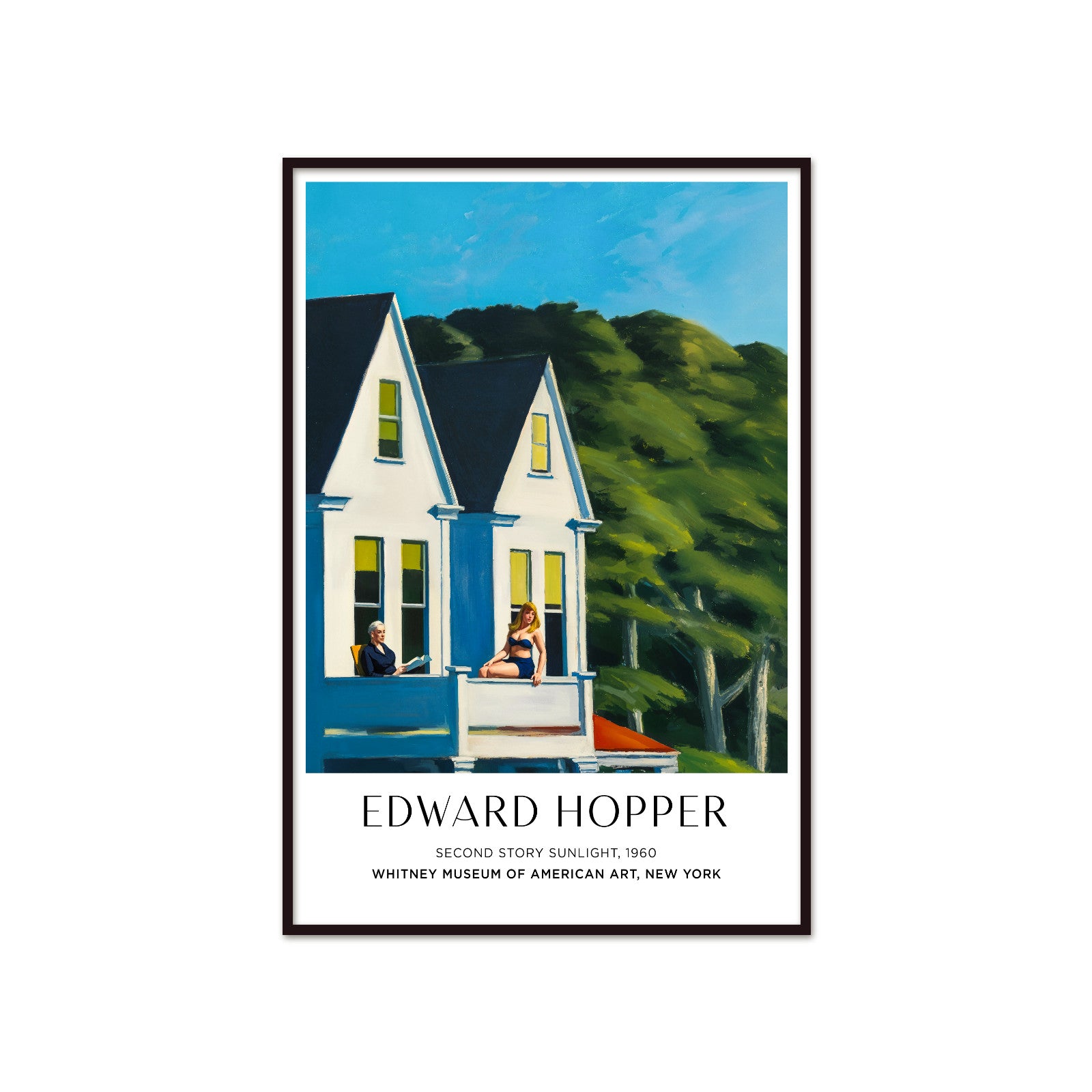 Edward Hopper – Second Story Sunlight (1960): Daylight and the Architecture of Light