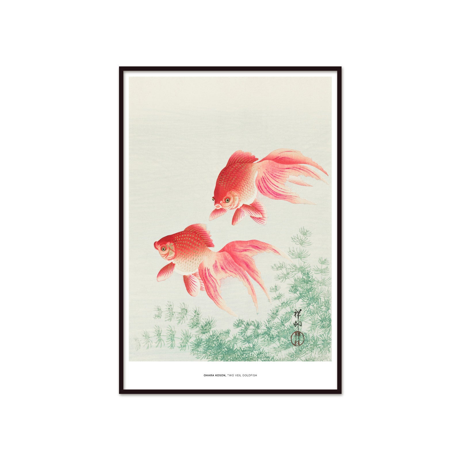 Ohara Koson – Two Veil Goldfish