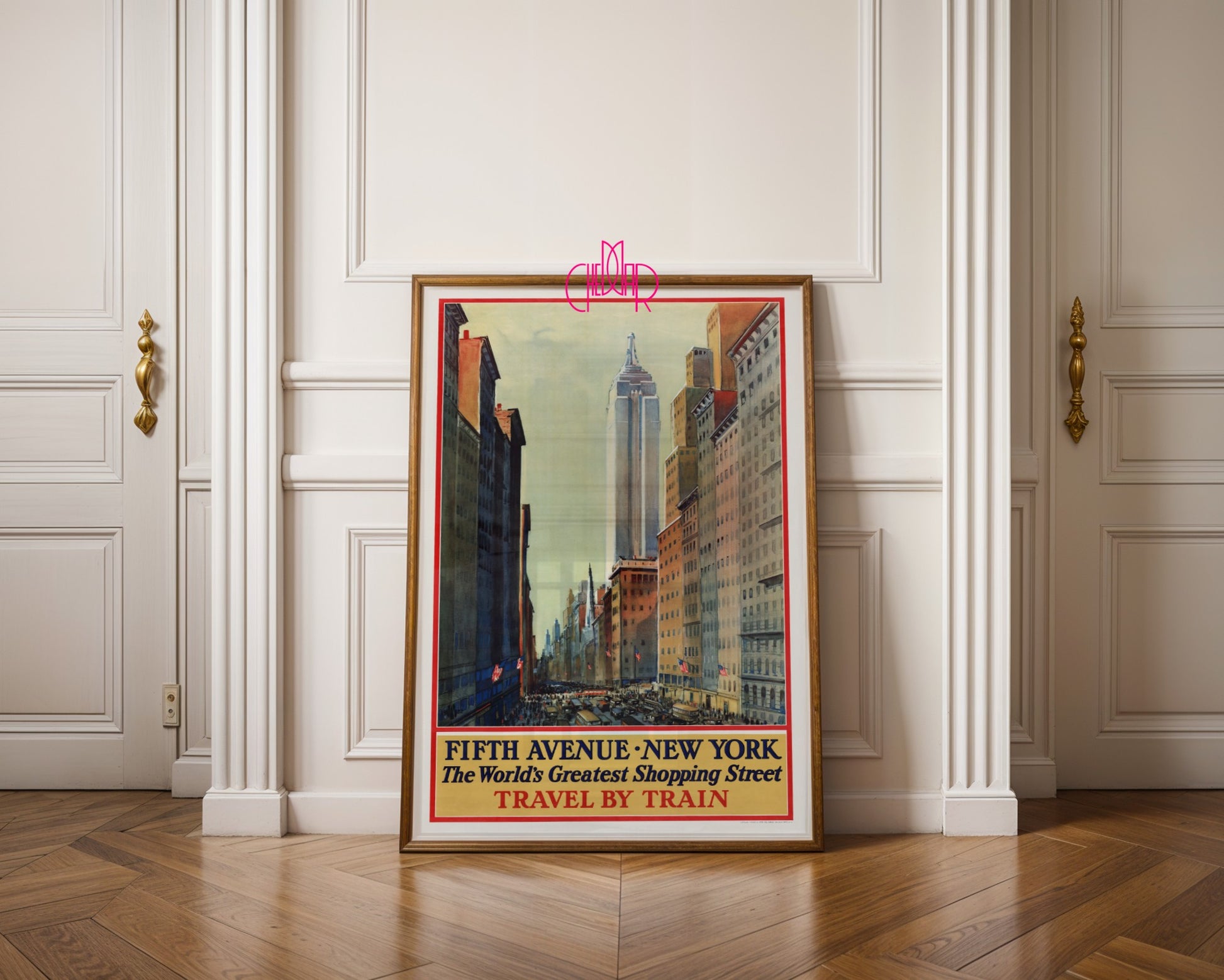 Retro Poster - Fifth Avenue, New York - The World's Greatest Shopping Street, 1920s