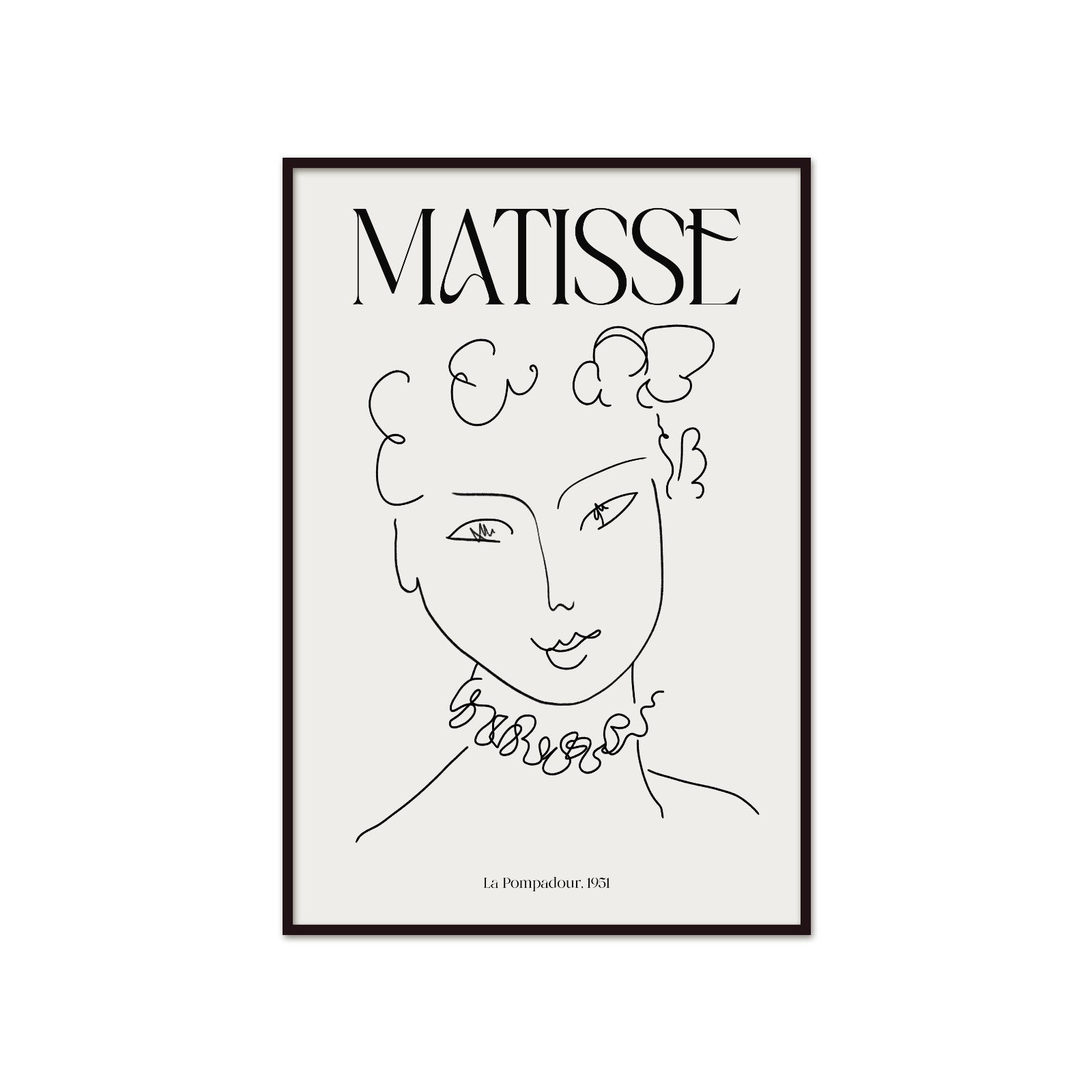 Matisse – La Pompadour 1951 | Plakat Galeryjny Line Art