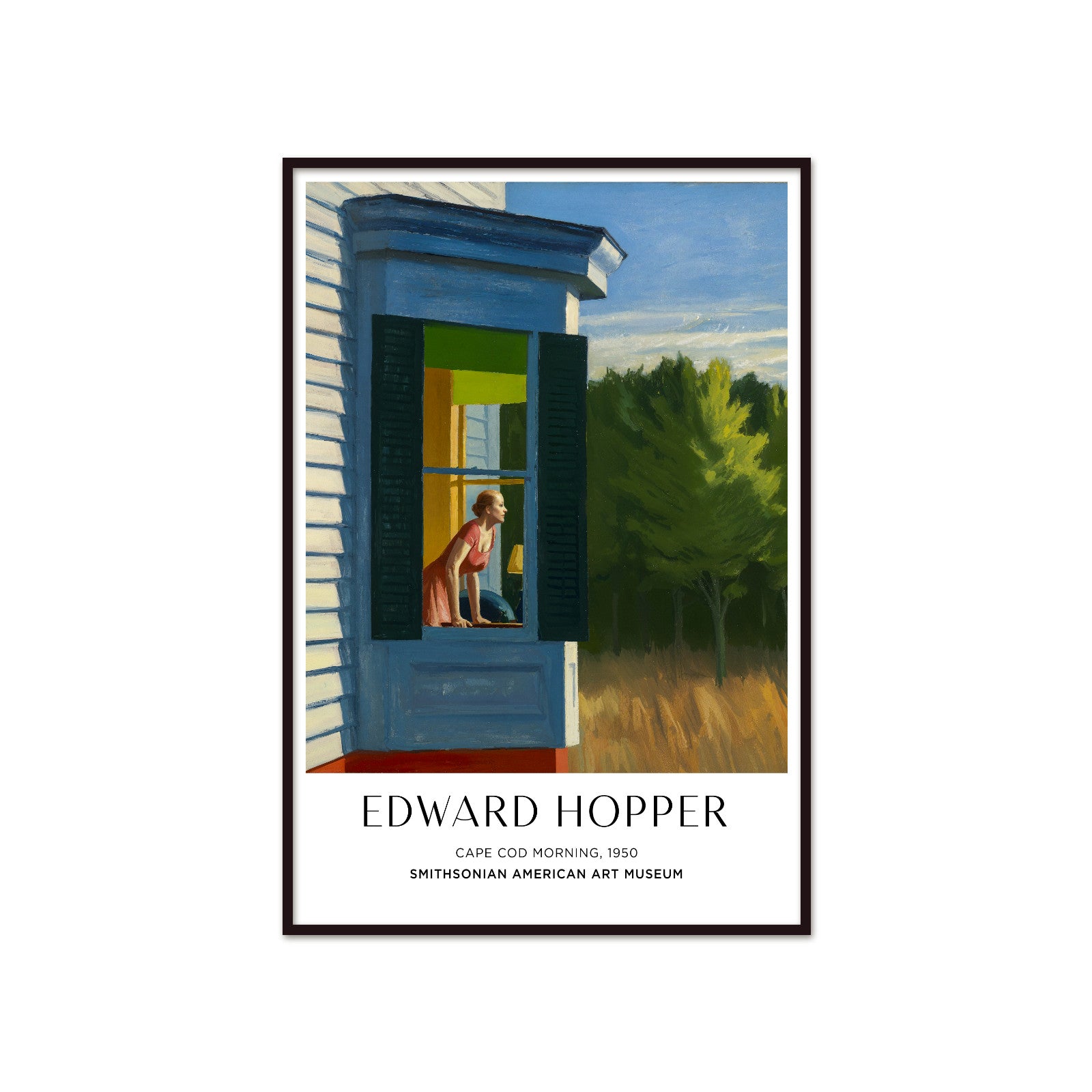 Edward Hopper – Cape Cod Morning (1950): Morning Glow and Nature's Silence