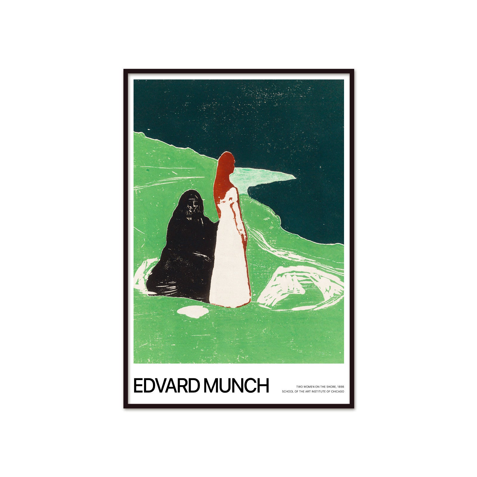 Edvard Munch – Two Women on the Shore (1898): Symbolism and the Mystery of Existence