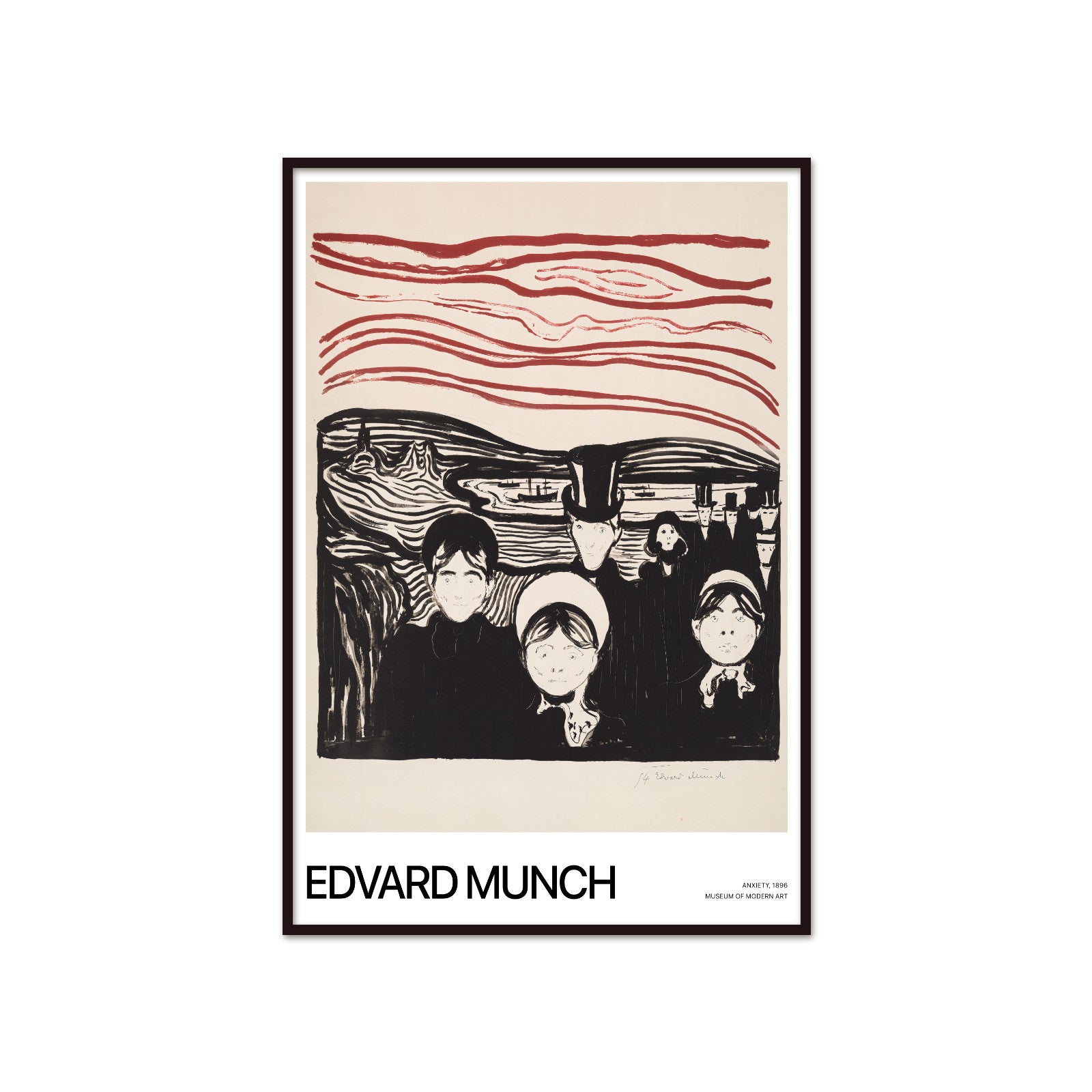 Edvard Munch – Anxiety (1896): Expression of the Soul and the Anxiety of Existence