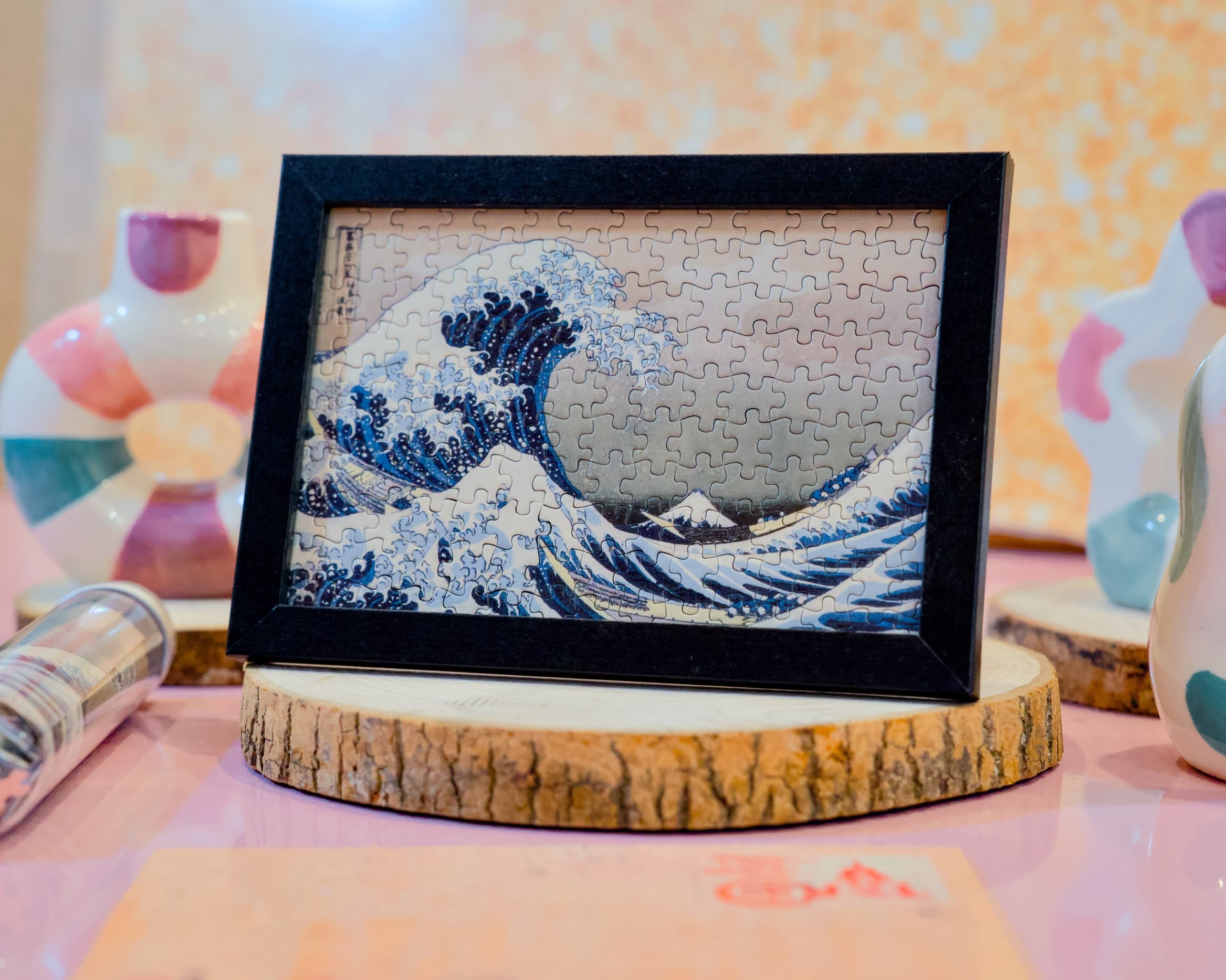 Minnie puzzle "The Great Wave", 120 pieces, vintage.
