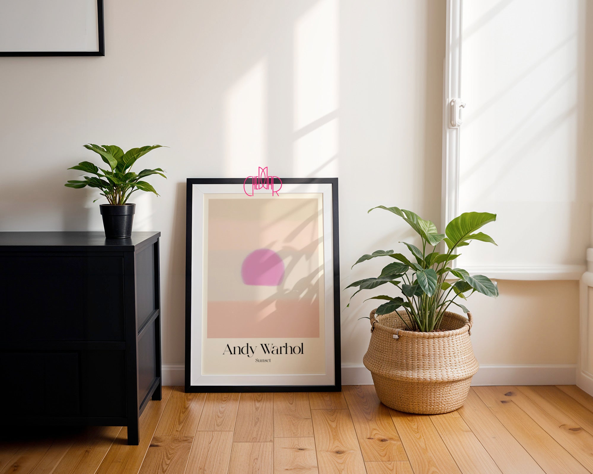 Pastelowe Wybrzeże: Sunset – Andy Warhol, Minimalist Pop Art