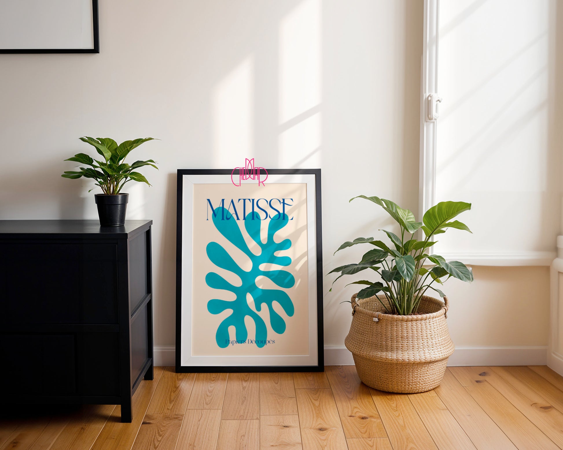 Abstract Coral – Henri Matisse, Papiers Découpés