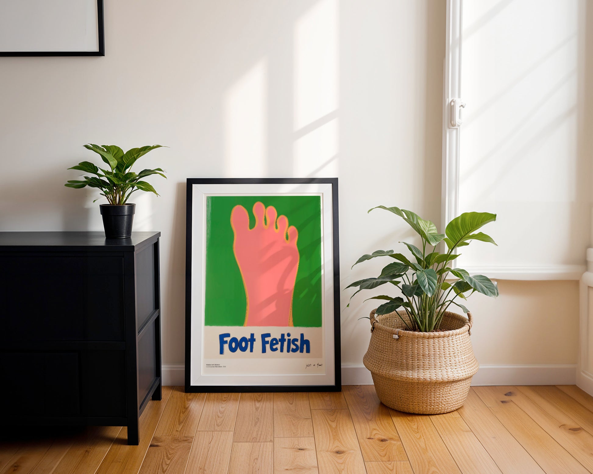 "Foot Fetish" Poster – A Bold Accent for Curio Collectors!