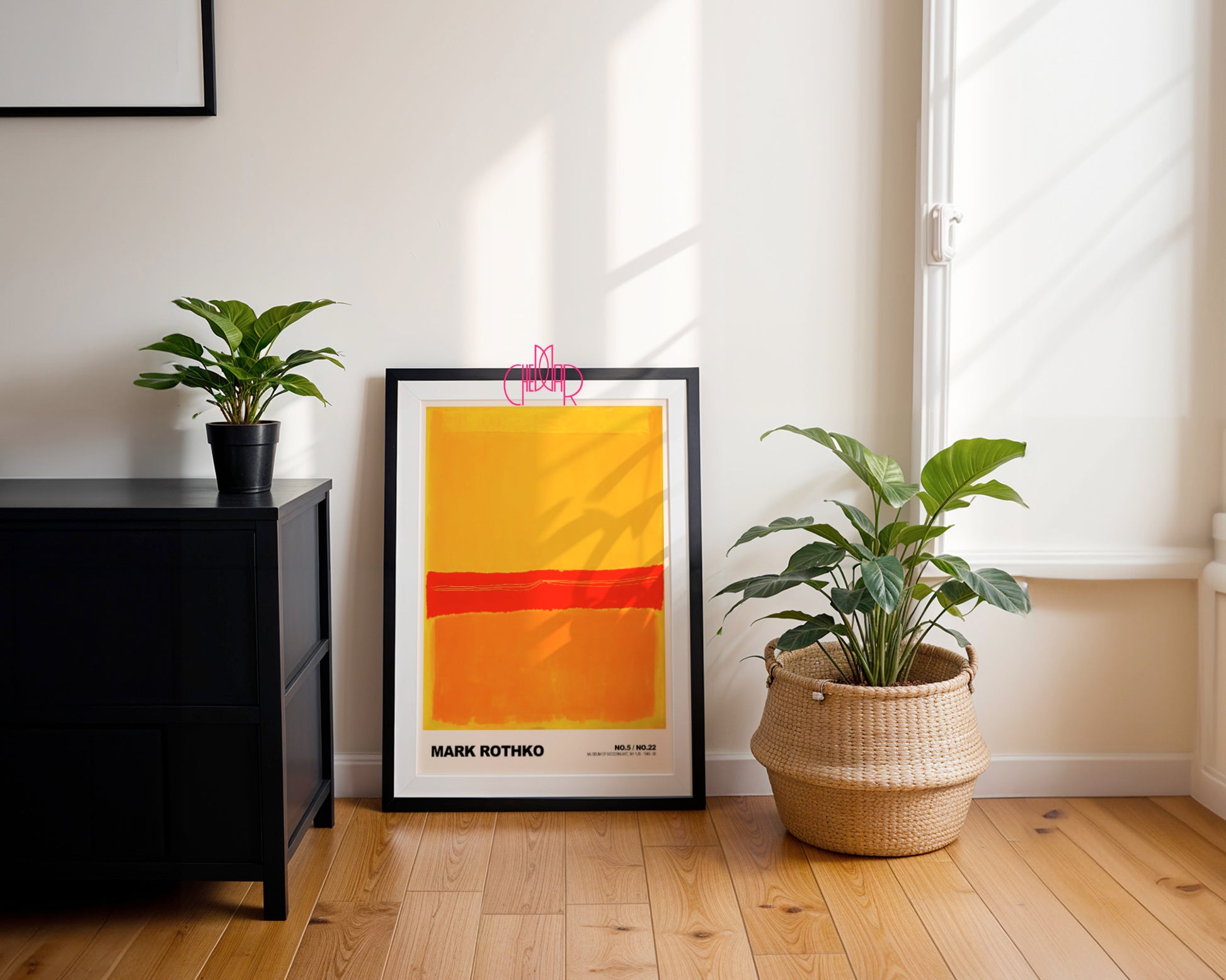 Nocna Symfonia: Velvet Depths – Mark Rothko, Dark Ochre and Black Composition
