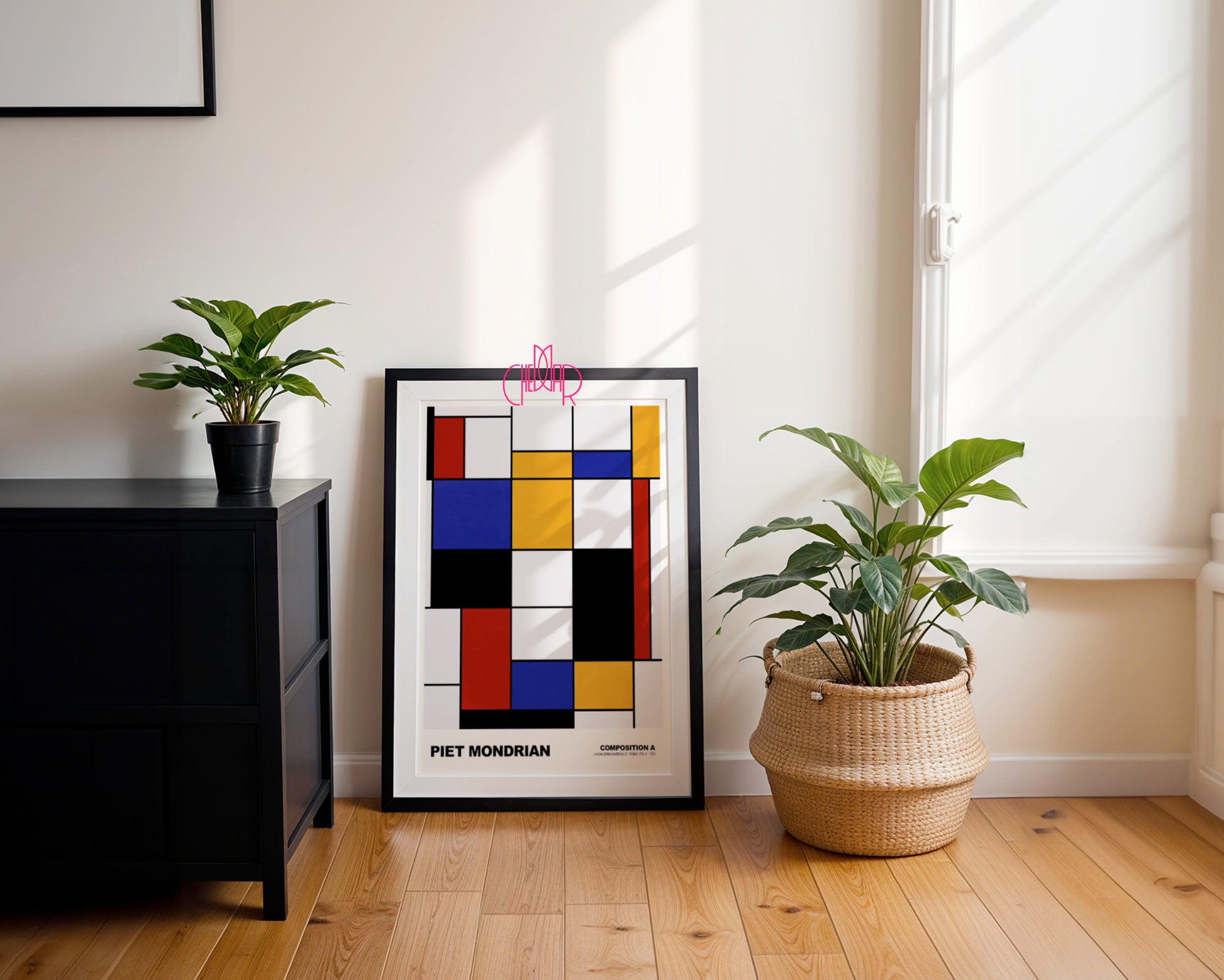 Architektura Koloru: Grid Logic – Mondrian, De Stijl Geometric Composition