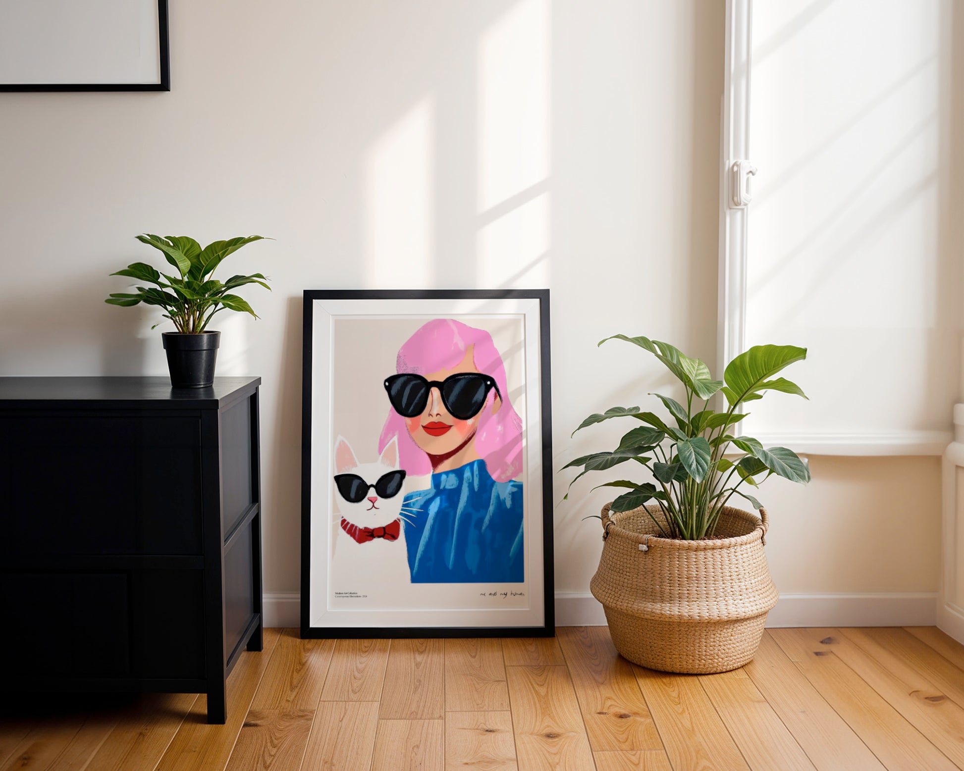 “Me and My Human” Poster – A stylish duo that will steal your heart!
