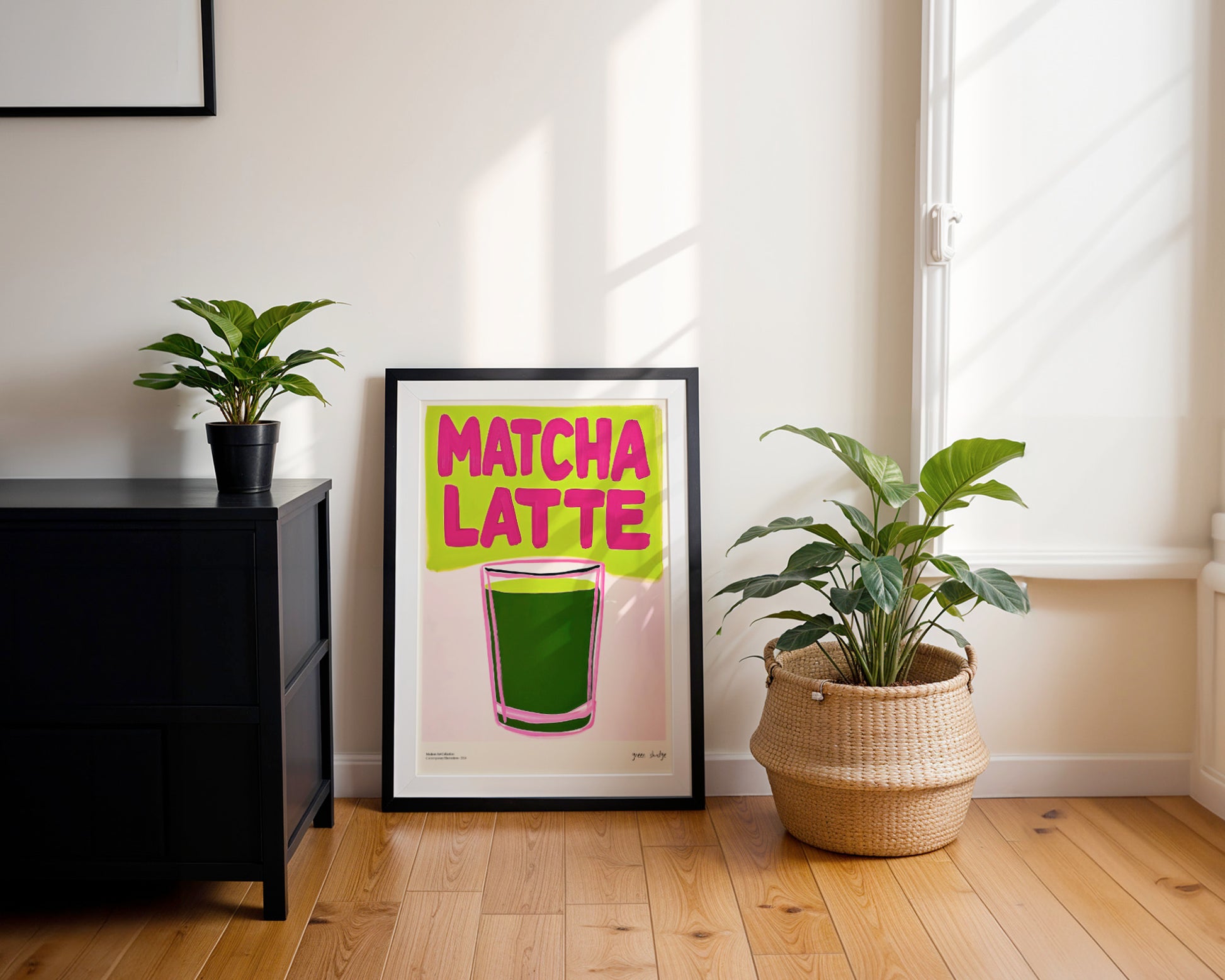 “Matcha Latte” Poster – Energy Boost for Your Interior!