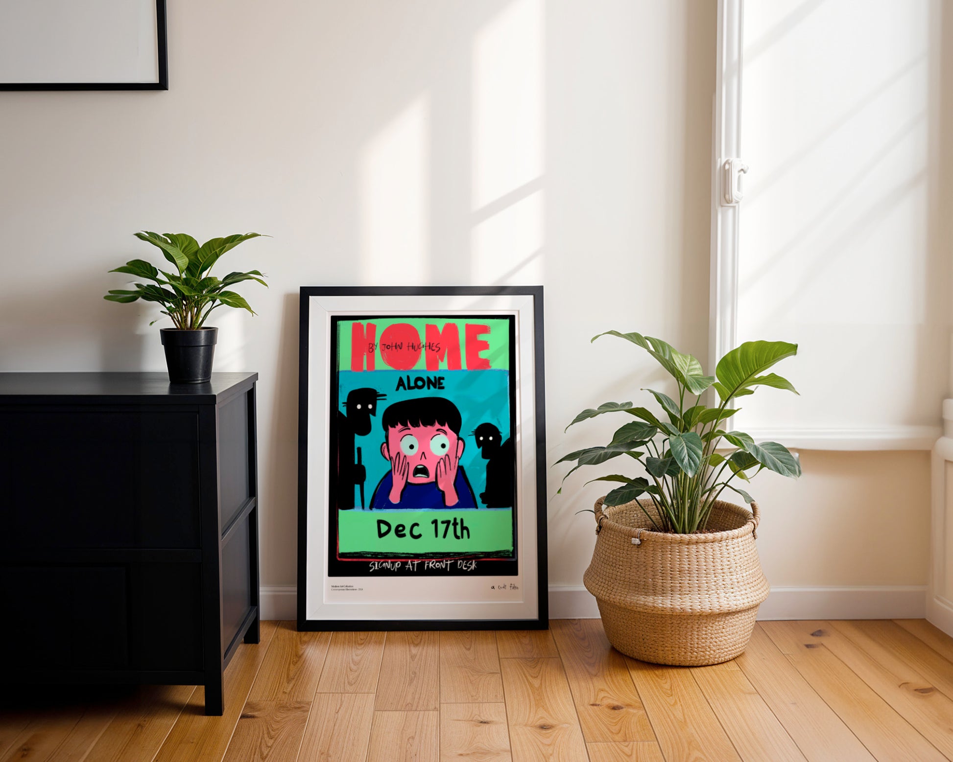 "Home Alone" Poster – A Cult Story with a Modern Twist!