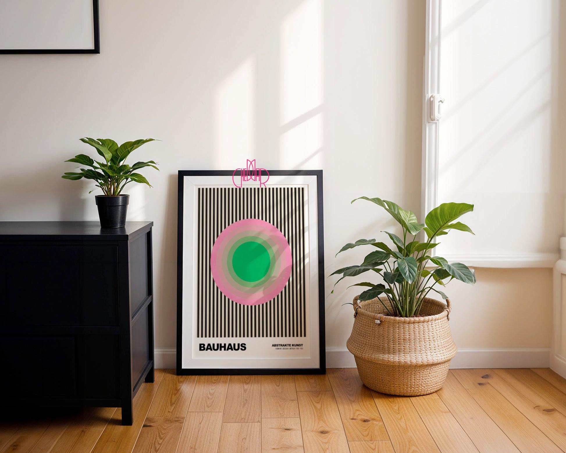 Spektrum Formy: Geometric Unity – Bauhaus, Abstract Composition